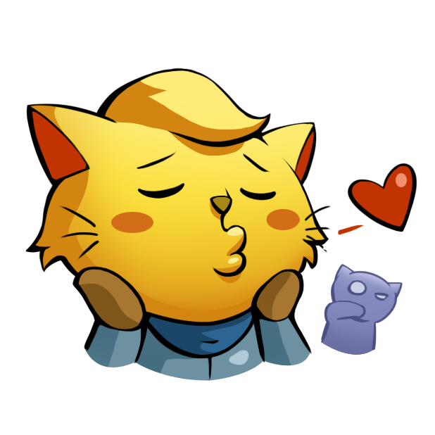 cat-quest-emoji | Cat with Monocle