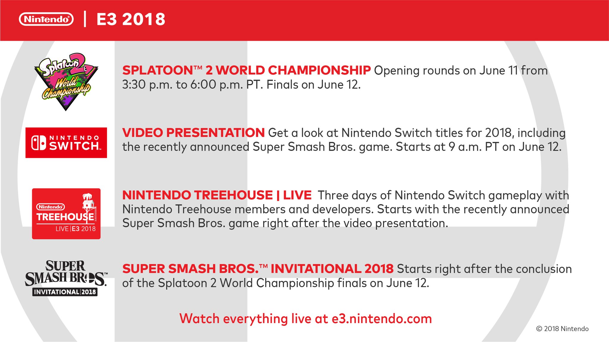 Nintendo's 2018 e3 Schedule Cat with Monocle