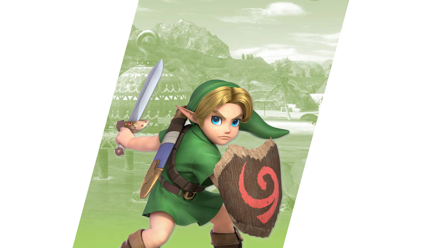 Super Smash Bros Ultimate Link Wallpapers - Cat with Monocle