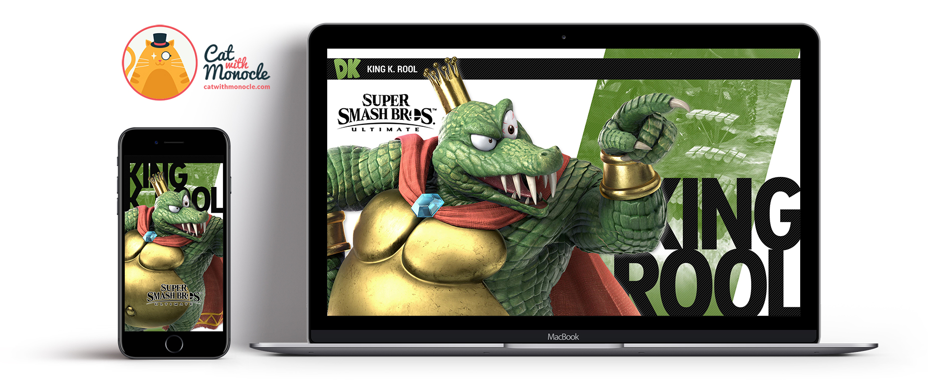 Super Smash Bros Ultimate King K Rool Wallpapers Cat With Monocle