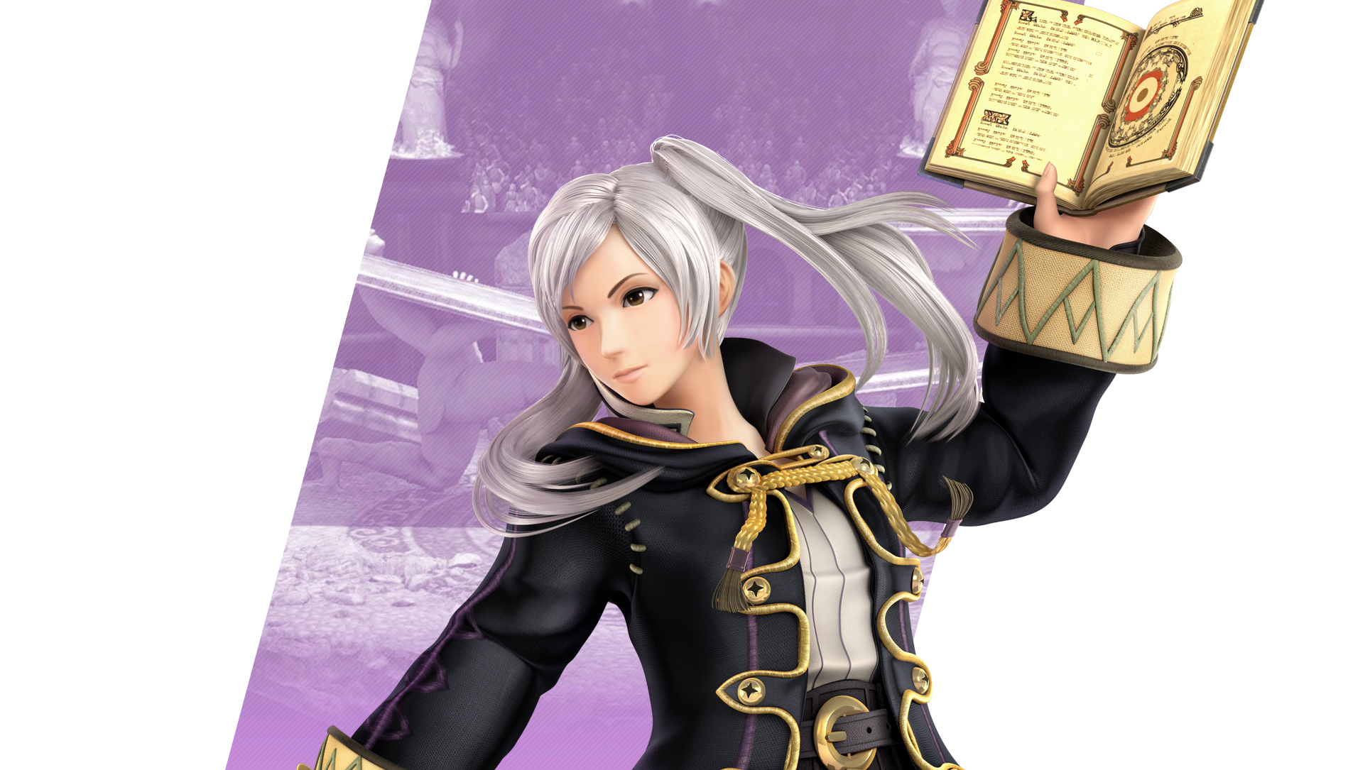 Super Smash Bros Ultimate Female Robin Wallpapers | Cat with Monocle