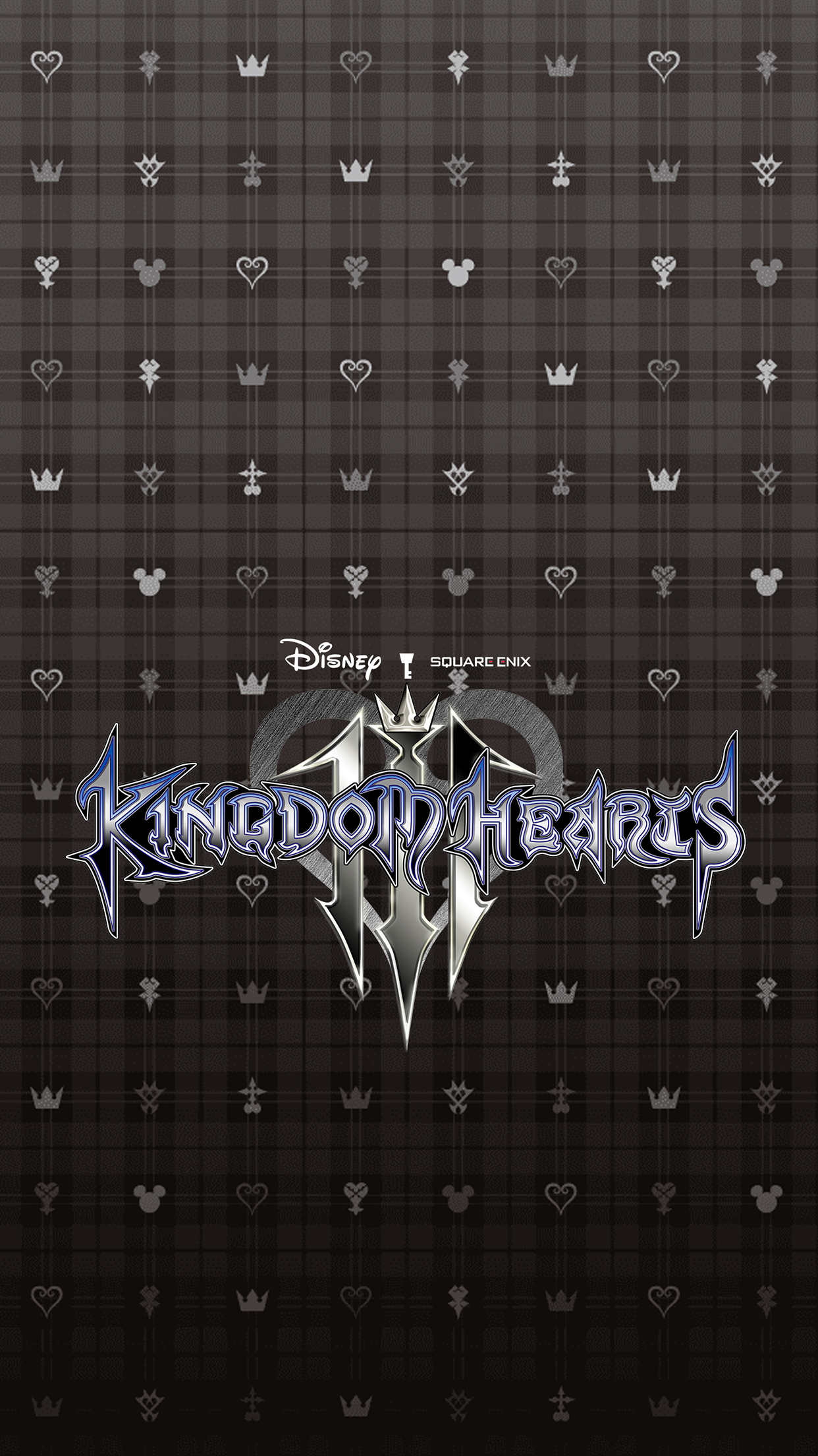 Kingdom Hearts III Wallpaper - Pattern 2 | Cat with Monocle
