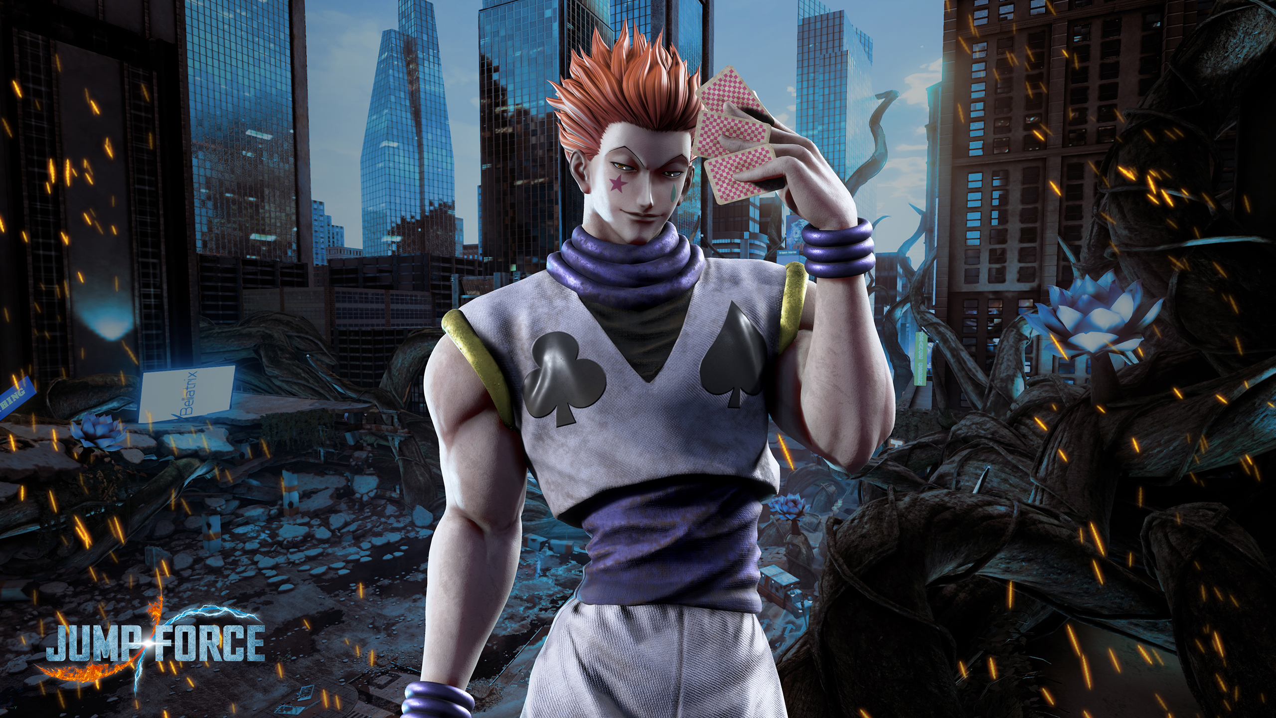 Jump Force Hisoka Wallpapers | Cat with Monocle