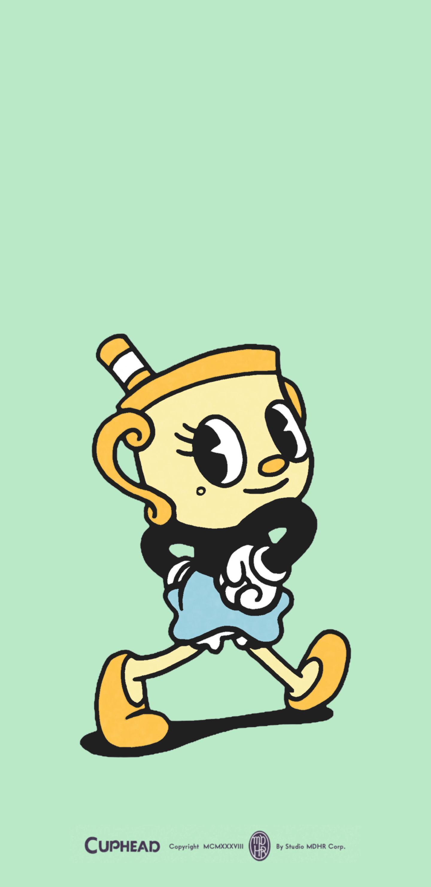 Cuphead Ms Chalice Wallpaper Cat With Monocle
