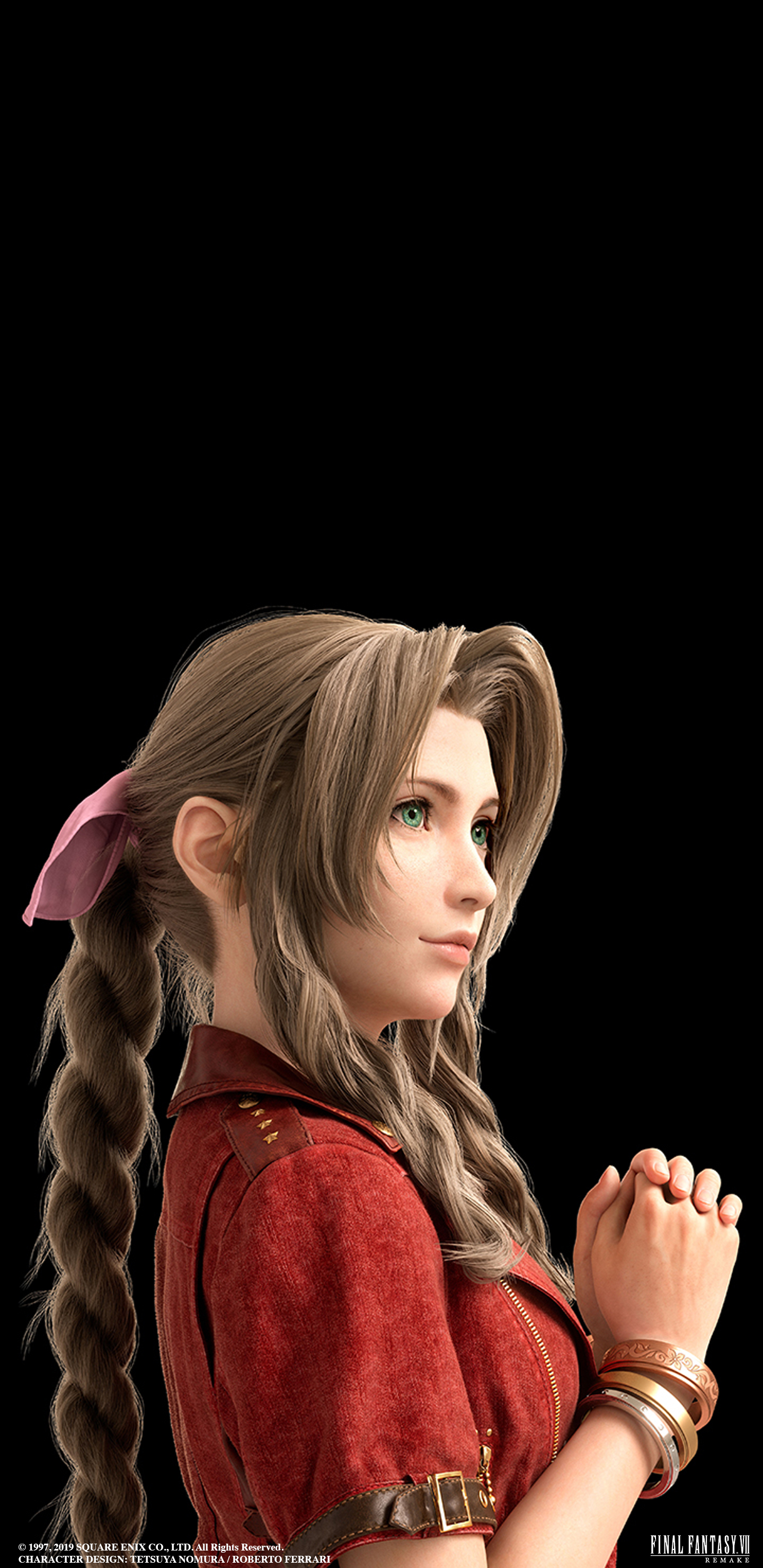 Final Fantasy Vii Remake Aerith Wallpaper Cat With Monocle