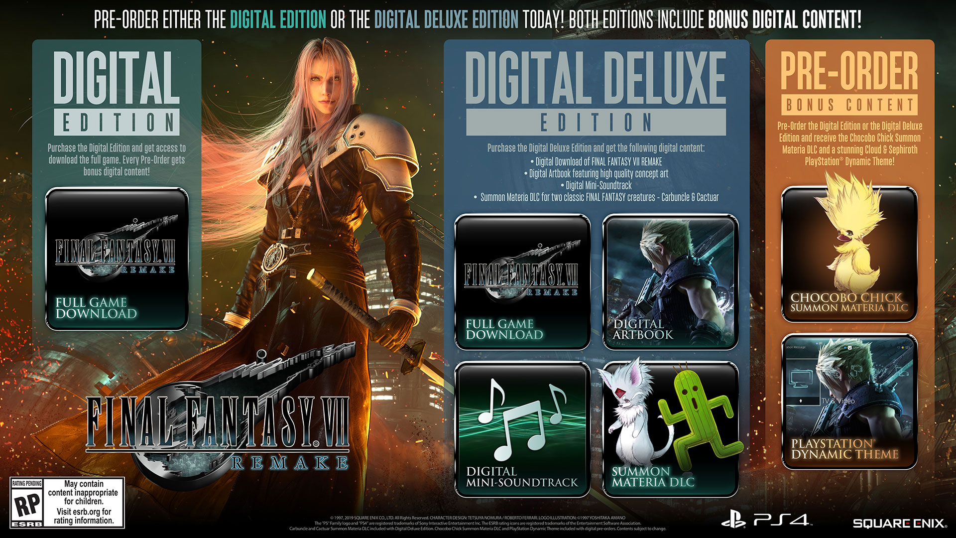 Final Fantasy VII Remake - Digital Edition