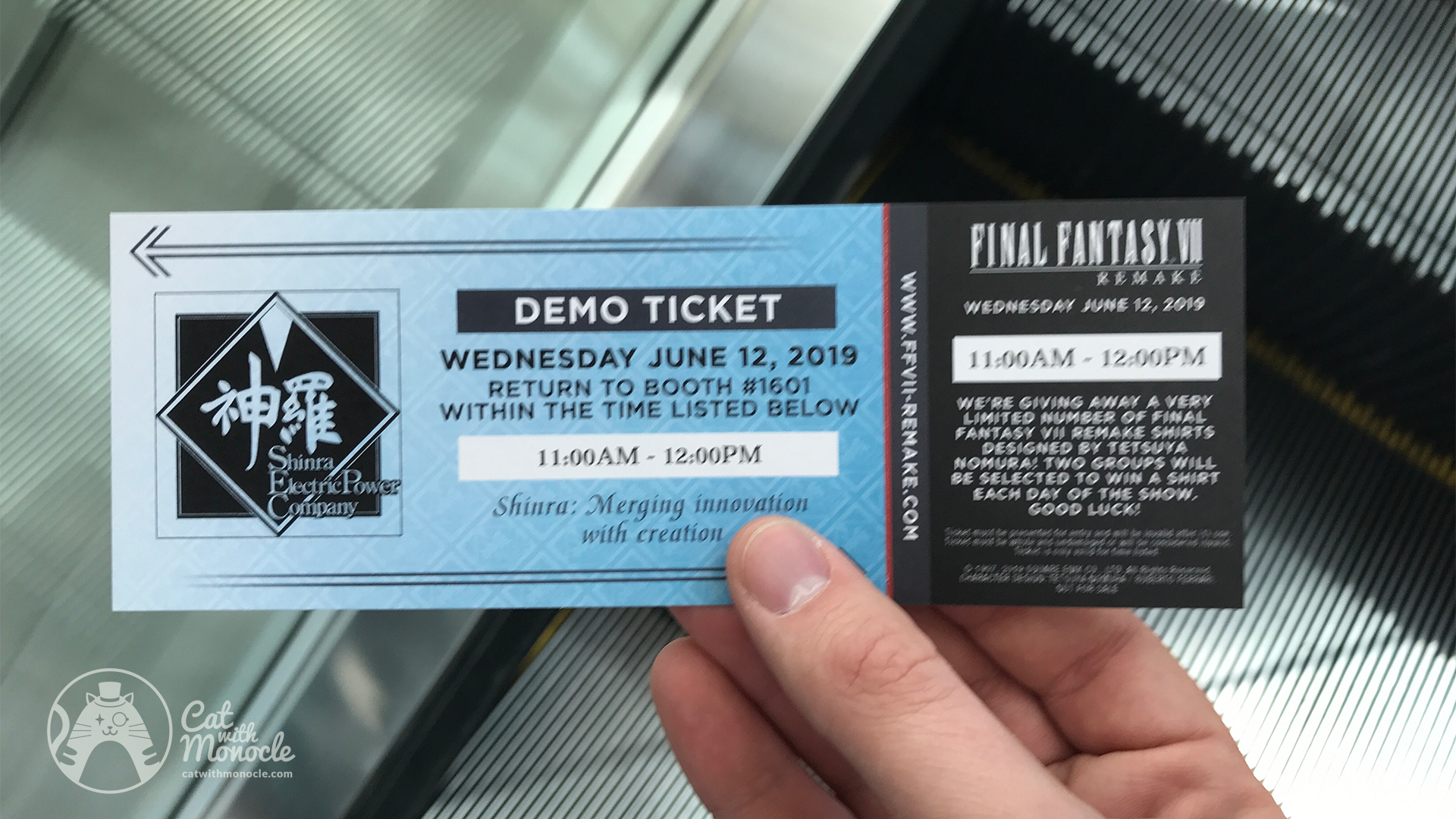 Final Fantasy VII Remake - E3 Ticket