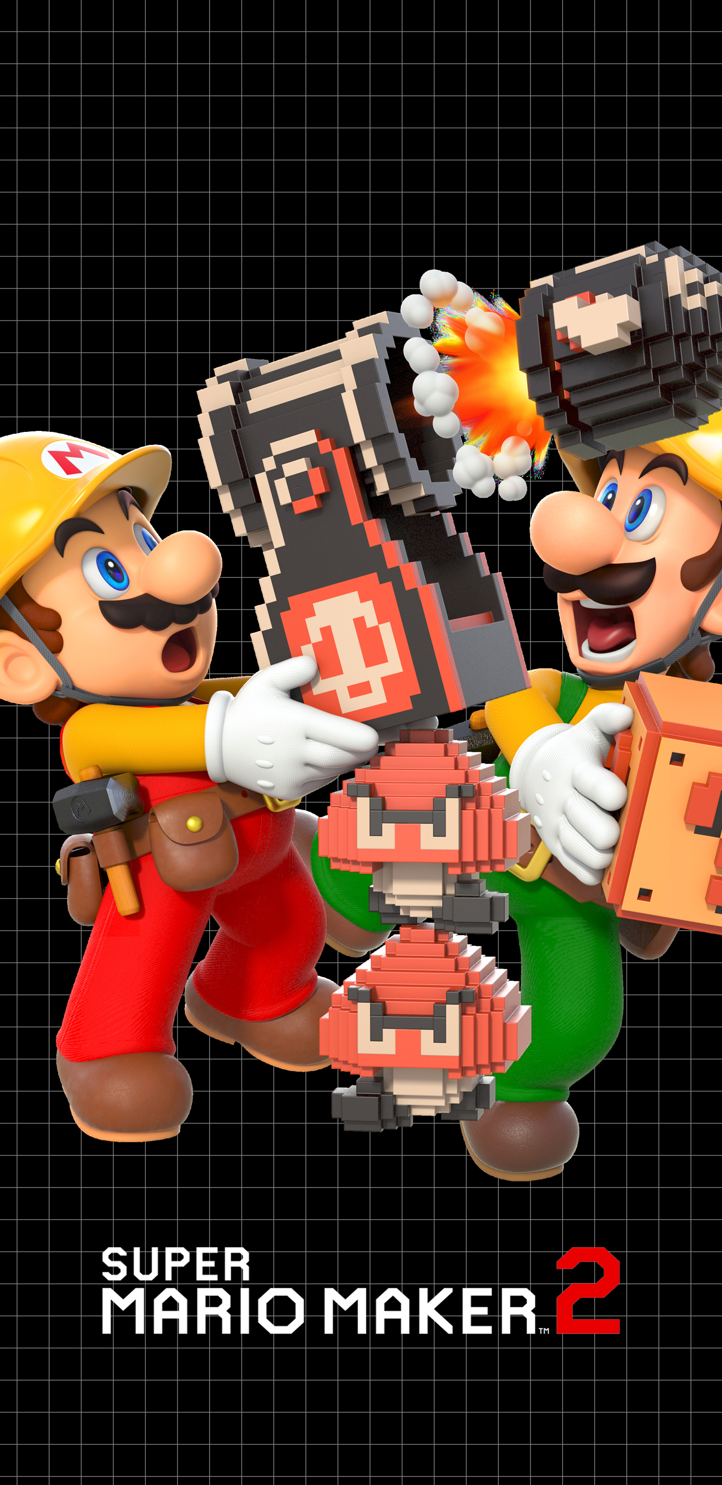 Super Mario Maker 2 Super Mario Bros Version 2 Wallpaper