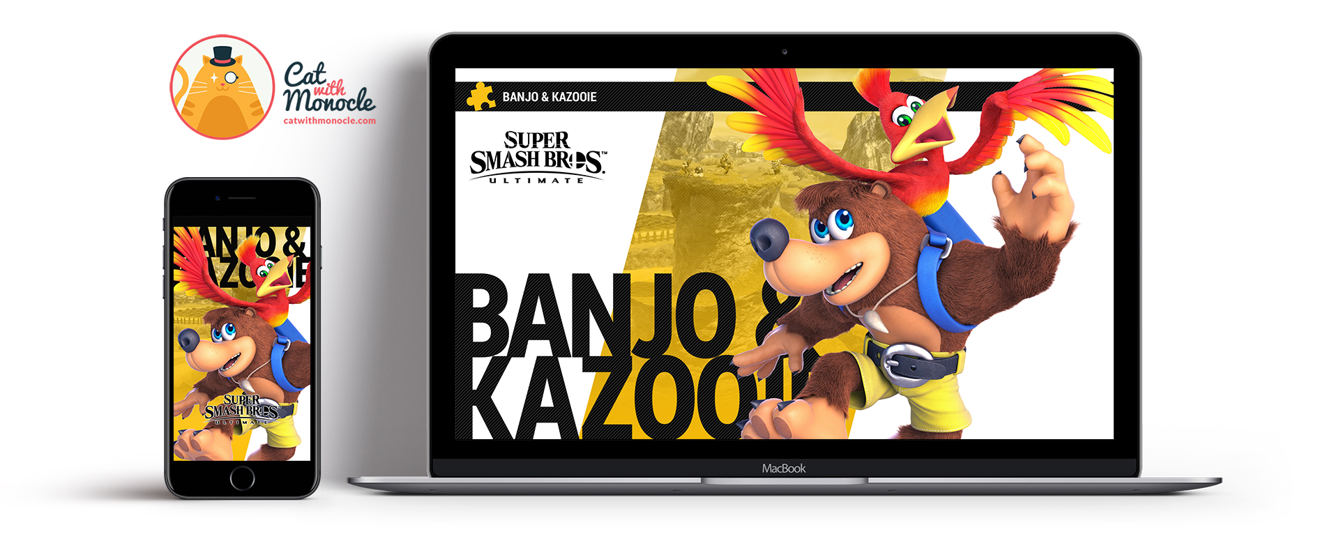 Super Smash Bros Ultimate Banjo & Kazooie Unofficial Wallpaper