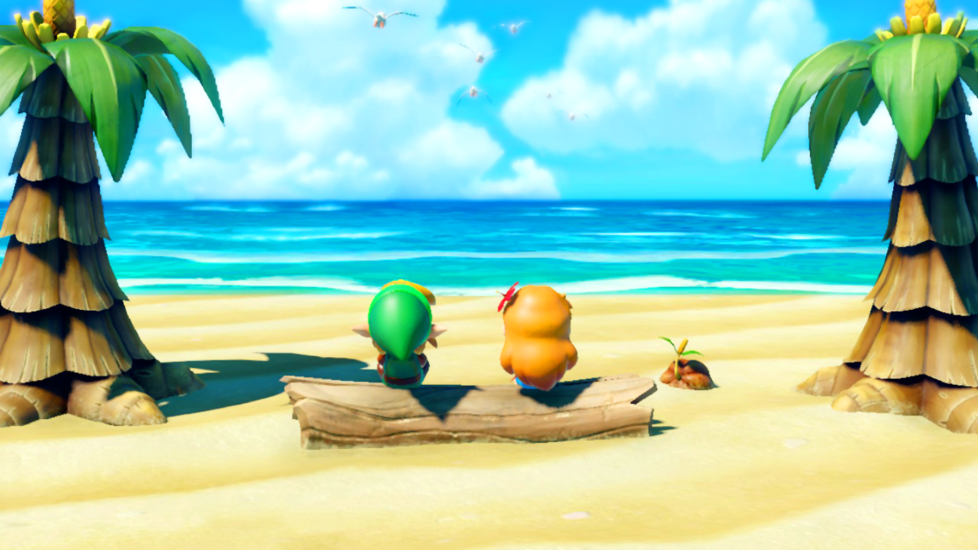 The Legend of Zelda: Link's Awakening Beach Wallpaper.