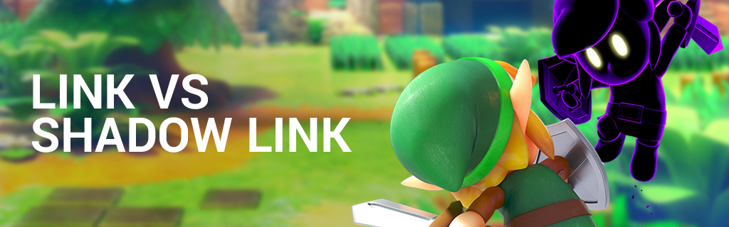 The Legend of Zelda: Link's Awakening Link vs Shadow Link Wallpaper