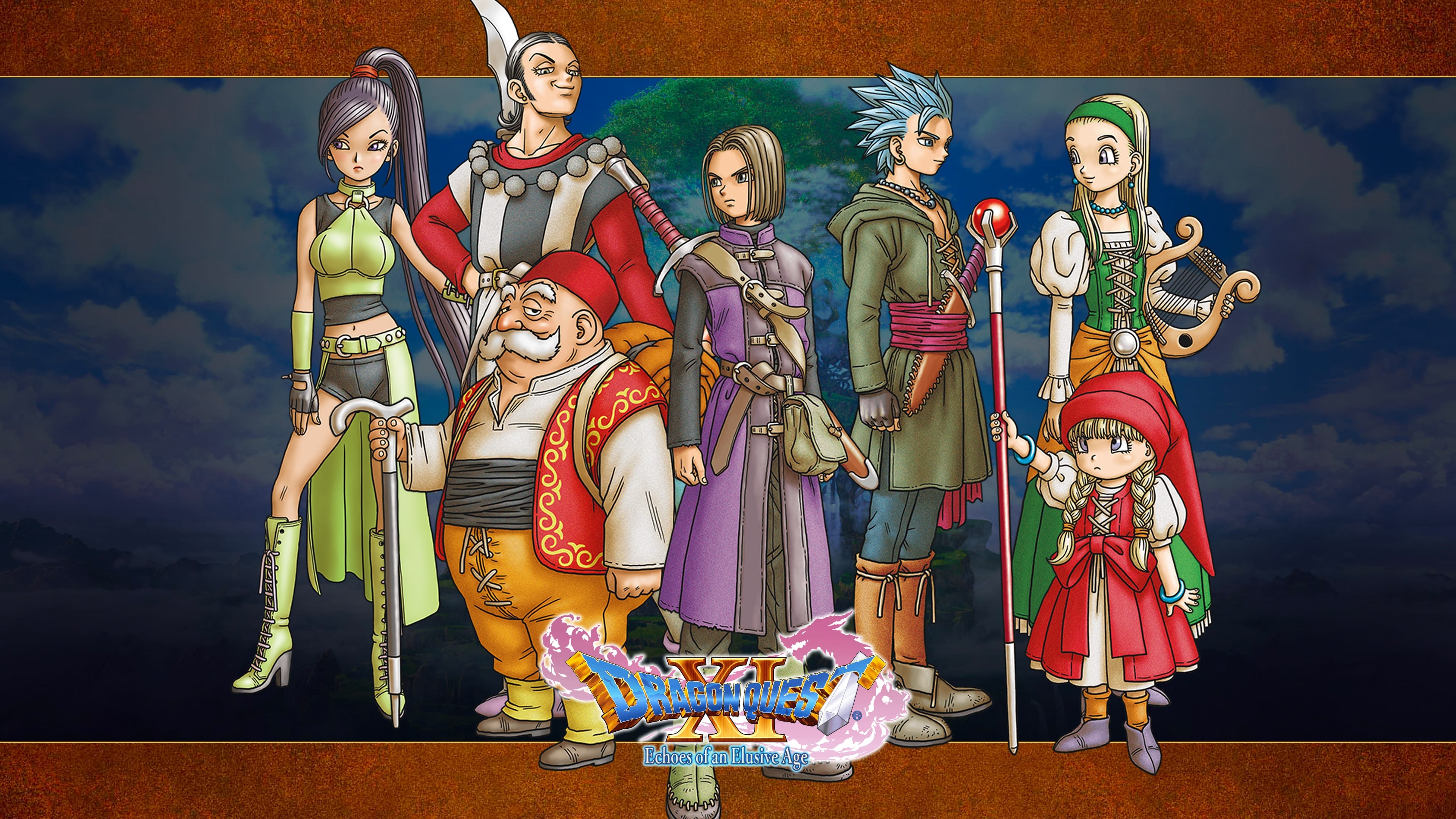 Dragon Quest XI Characters Version 2 Wallpaper - Cat with Monocle