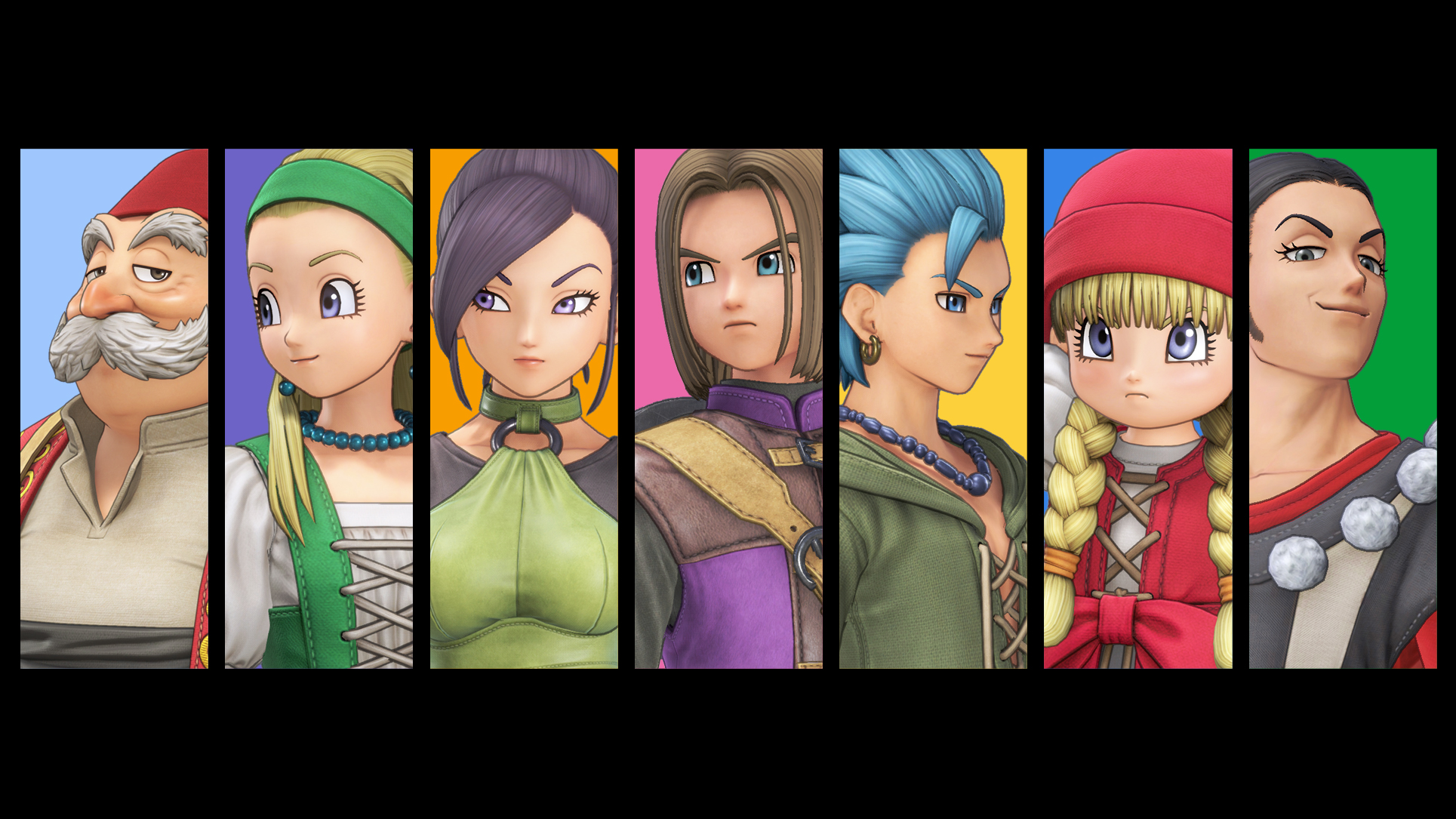 Dragon Quest XI Characters Version 3 Wallpaper.