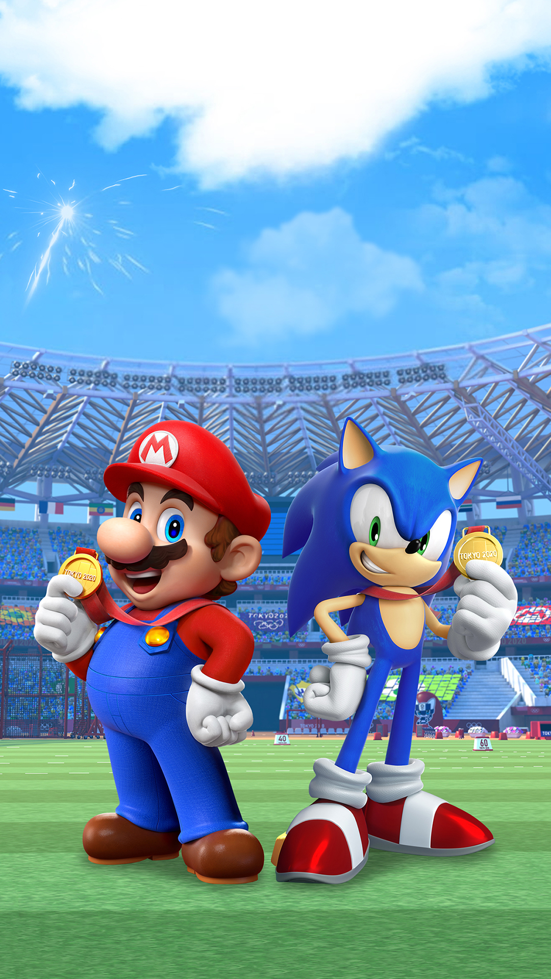 Mario & Sonic at the Olympic Games Tokyo 2020 Promo Art Wallpaper | Cat