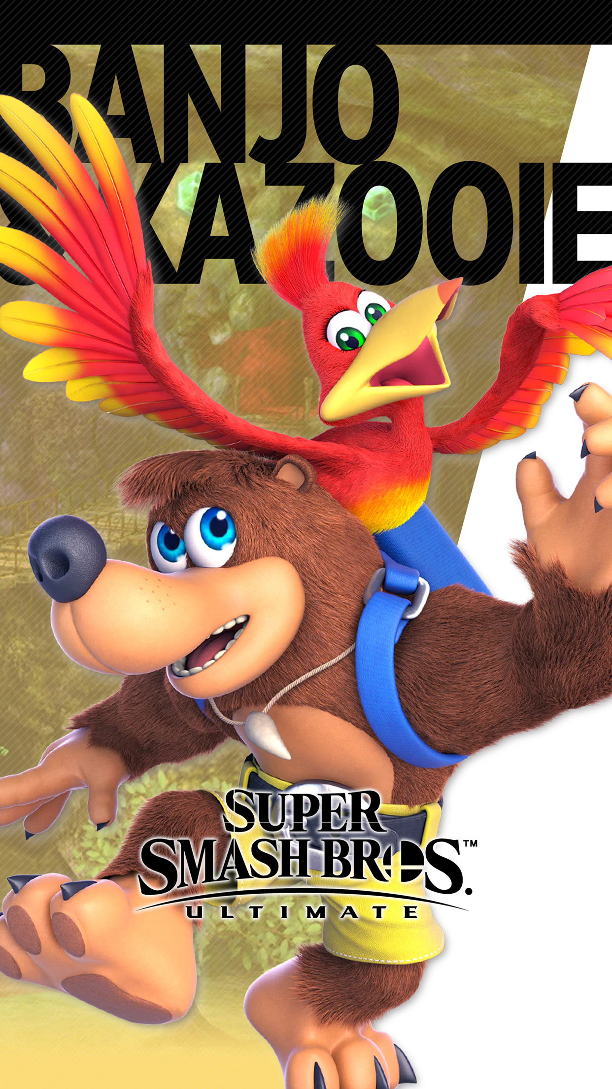 Super Smash Bros Ultimate Banjo & Kazooie Wallpapers - Cat with Monocle