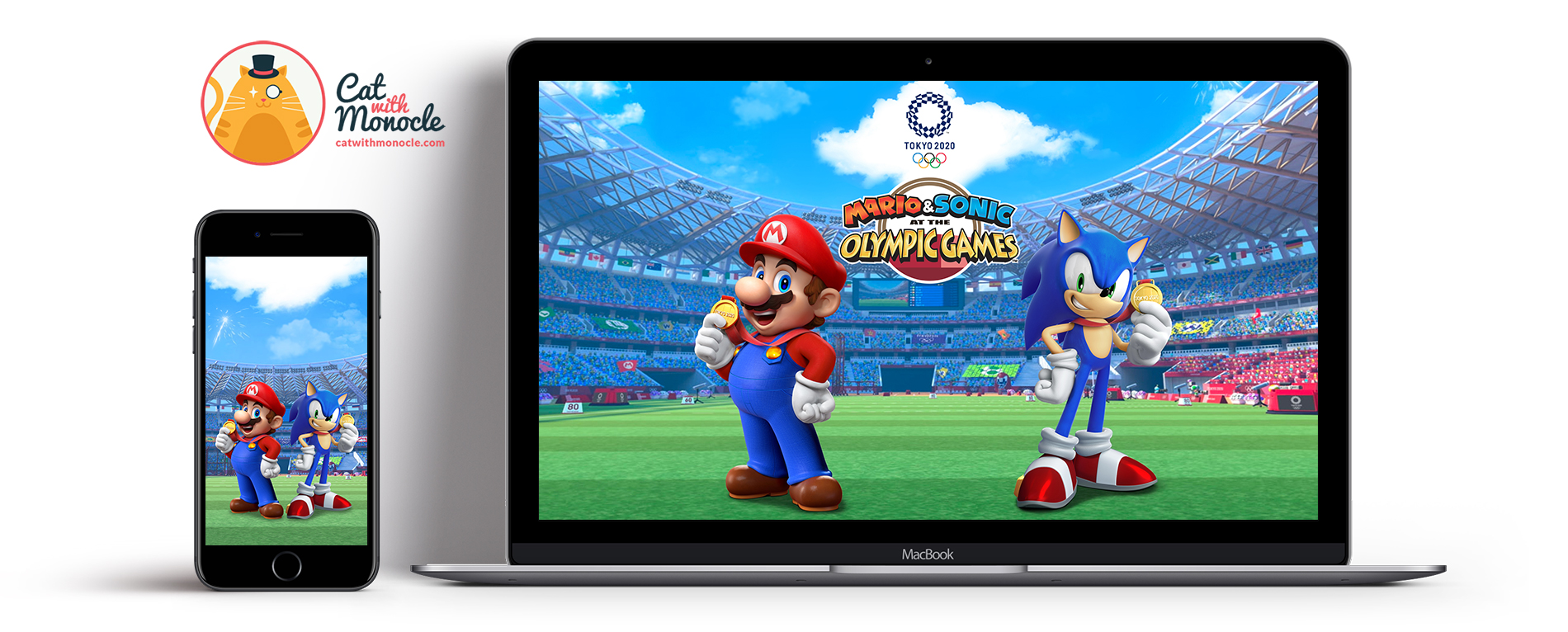 Mario & Sonic at the Olympic Games Tokyo 2020 Promo Art Wallpaper