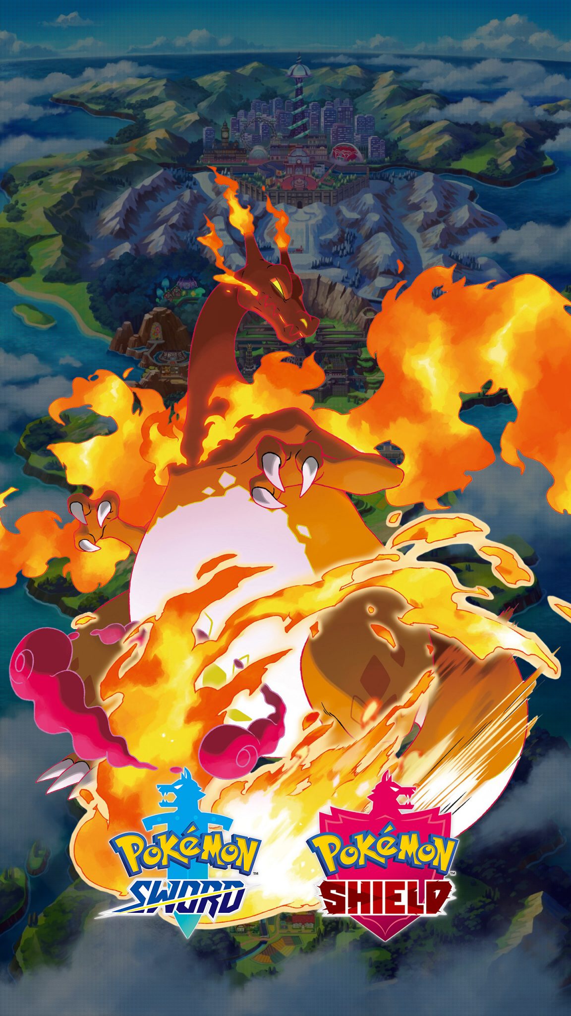 pokemon-swordshield-gigantamax-charizard-1440x2560 - Cat with Monocle