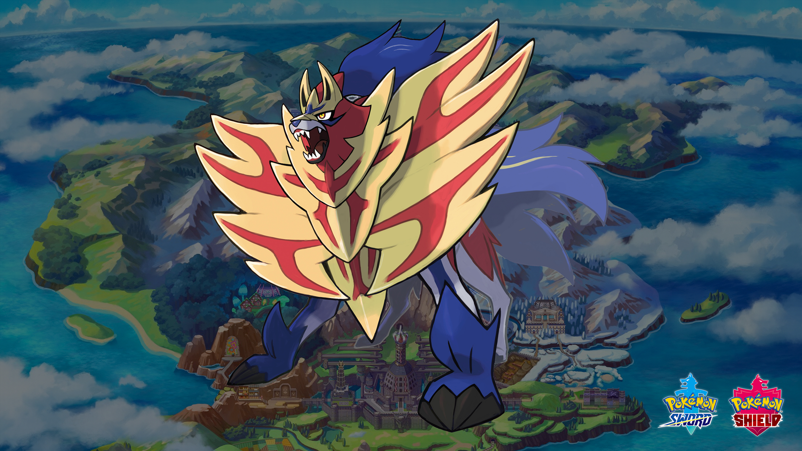 Pokemon Sword and Shield Zamazenta Wallpapers | Cat with Monocle