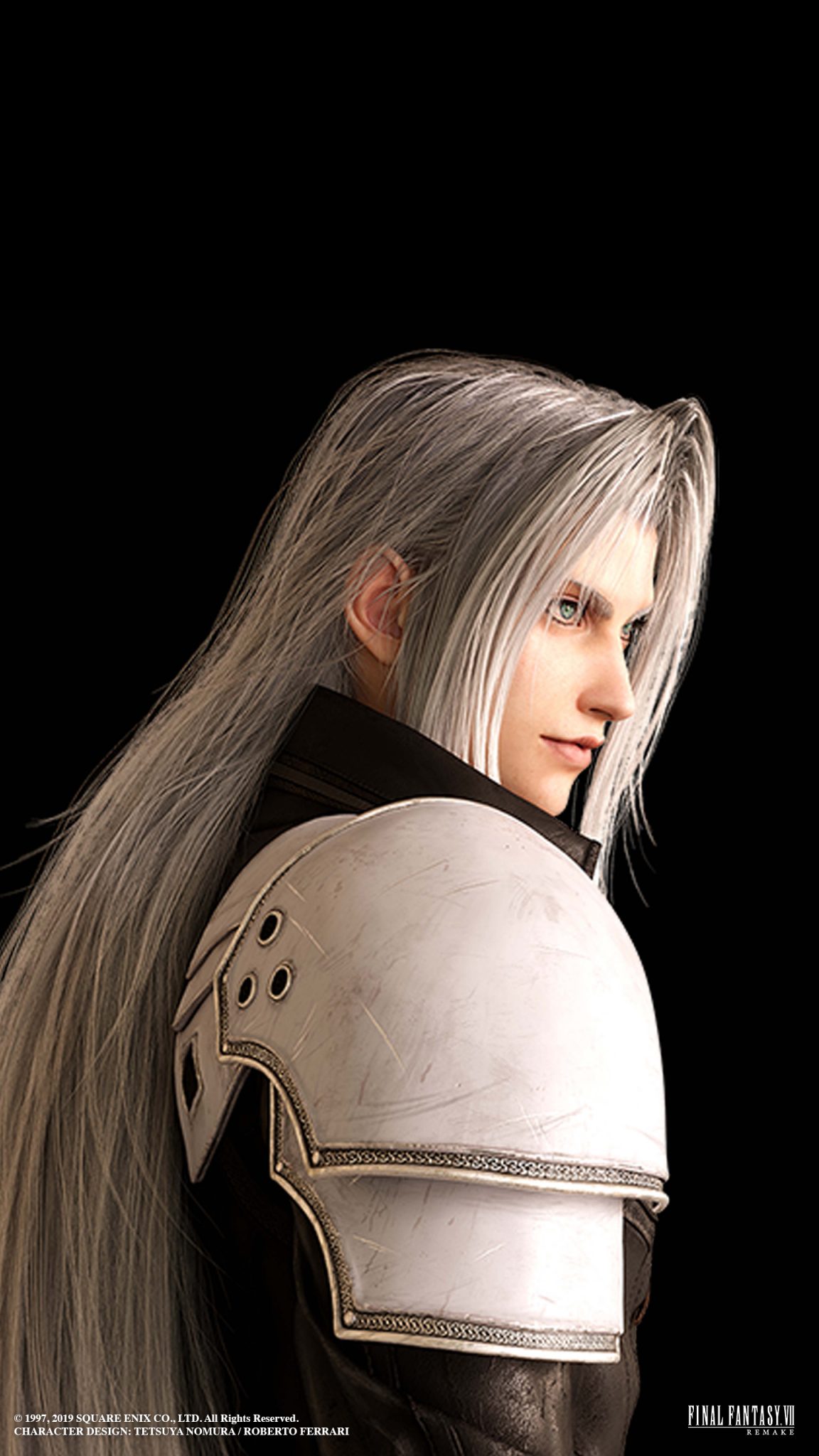 Final Fantasy VII Remake Sephiroth Wallpaper | Cat with Monocle