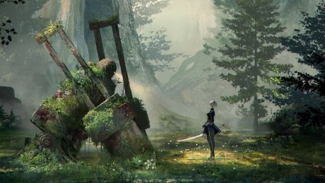 Nier Automata Forest Wallpaper