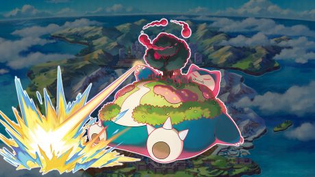 Pokemon Sword and Shield Gigantamax Snorlax Wallpaper