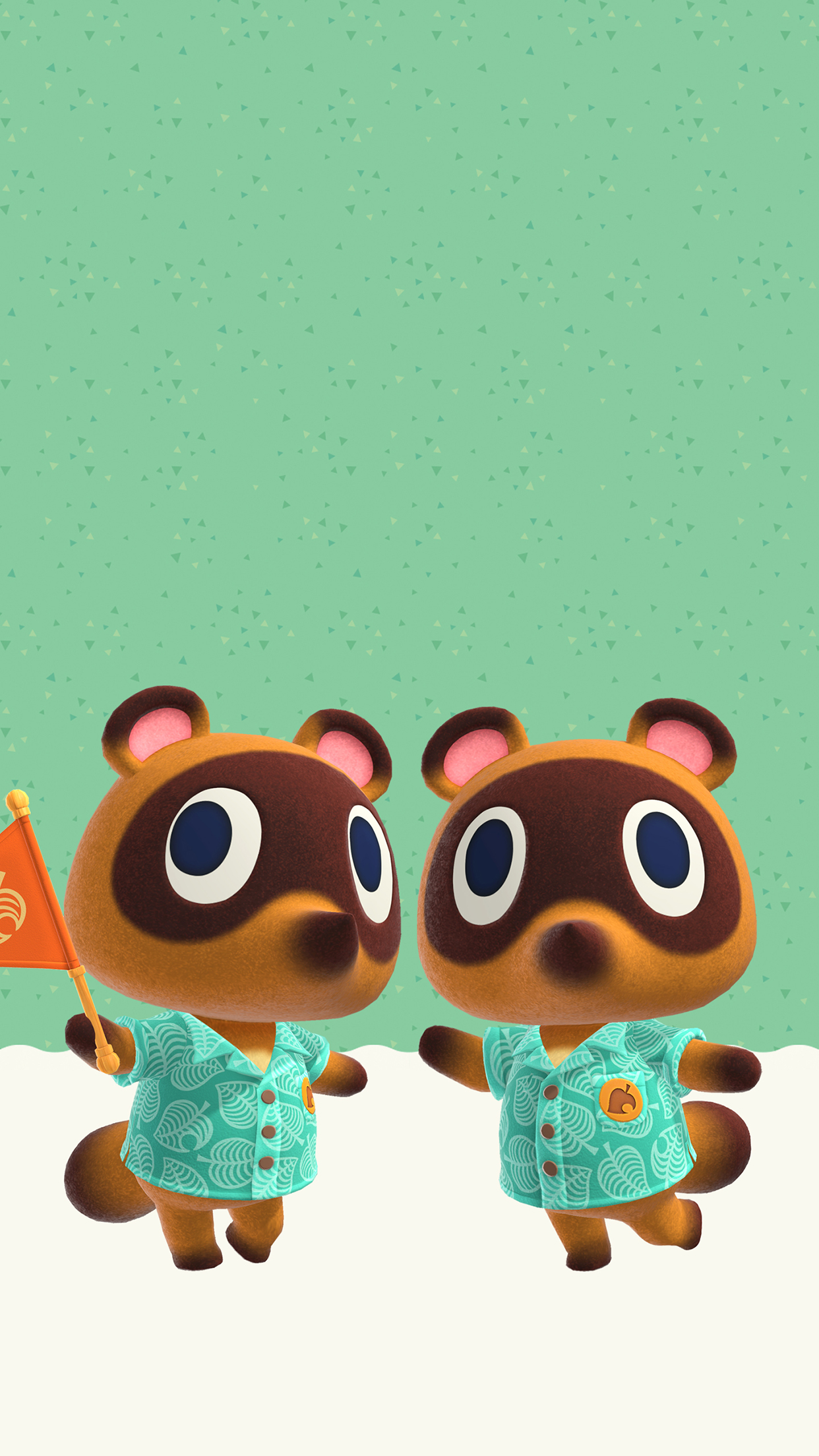 Animal Crossing New Horizons Timmy and Tommy Version 2 Wallpaper - Cat