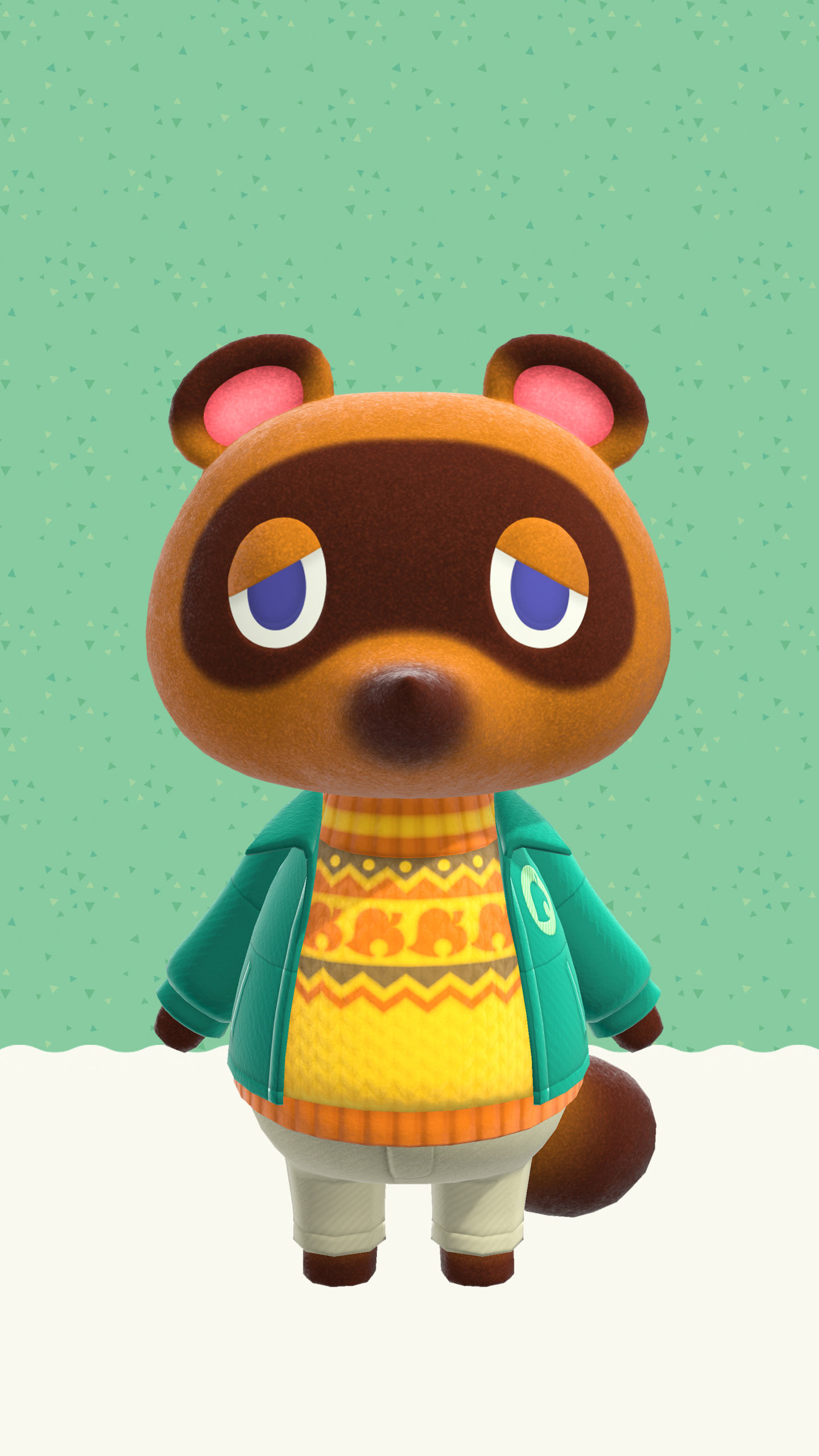 Animal Crossing New Horizons Tom Nook Version 3 Wallpaper | Cat with