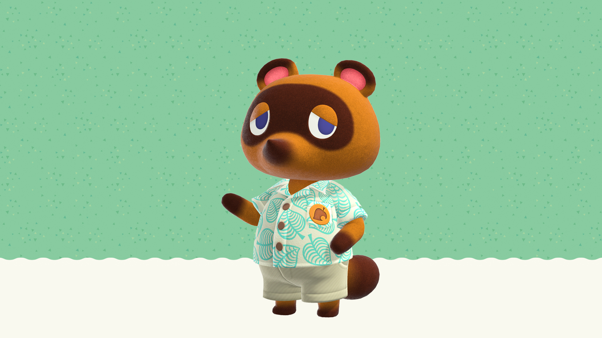 Animal Crossing New Horizons Tom Nook version 2 wallpaper is ready to dress...