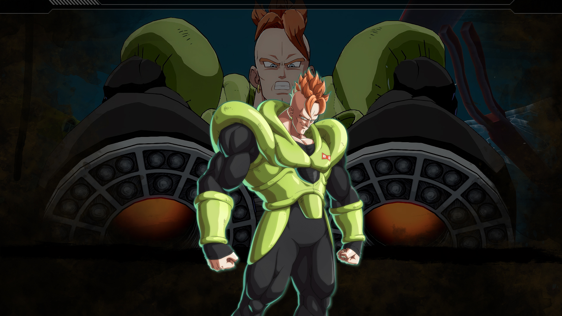 Dragon Ball FighterZ Android 16 Wallpapers | Cat with Monocle