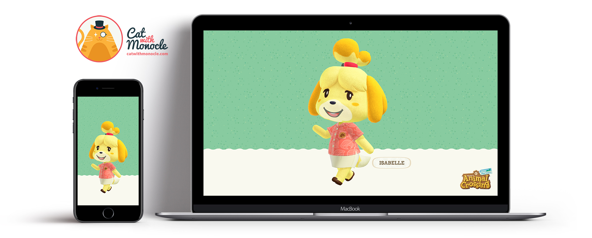 Animal Crossing New Horizons Isabelle Version 2 Wallpaper