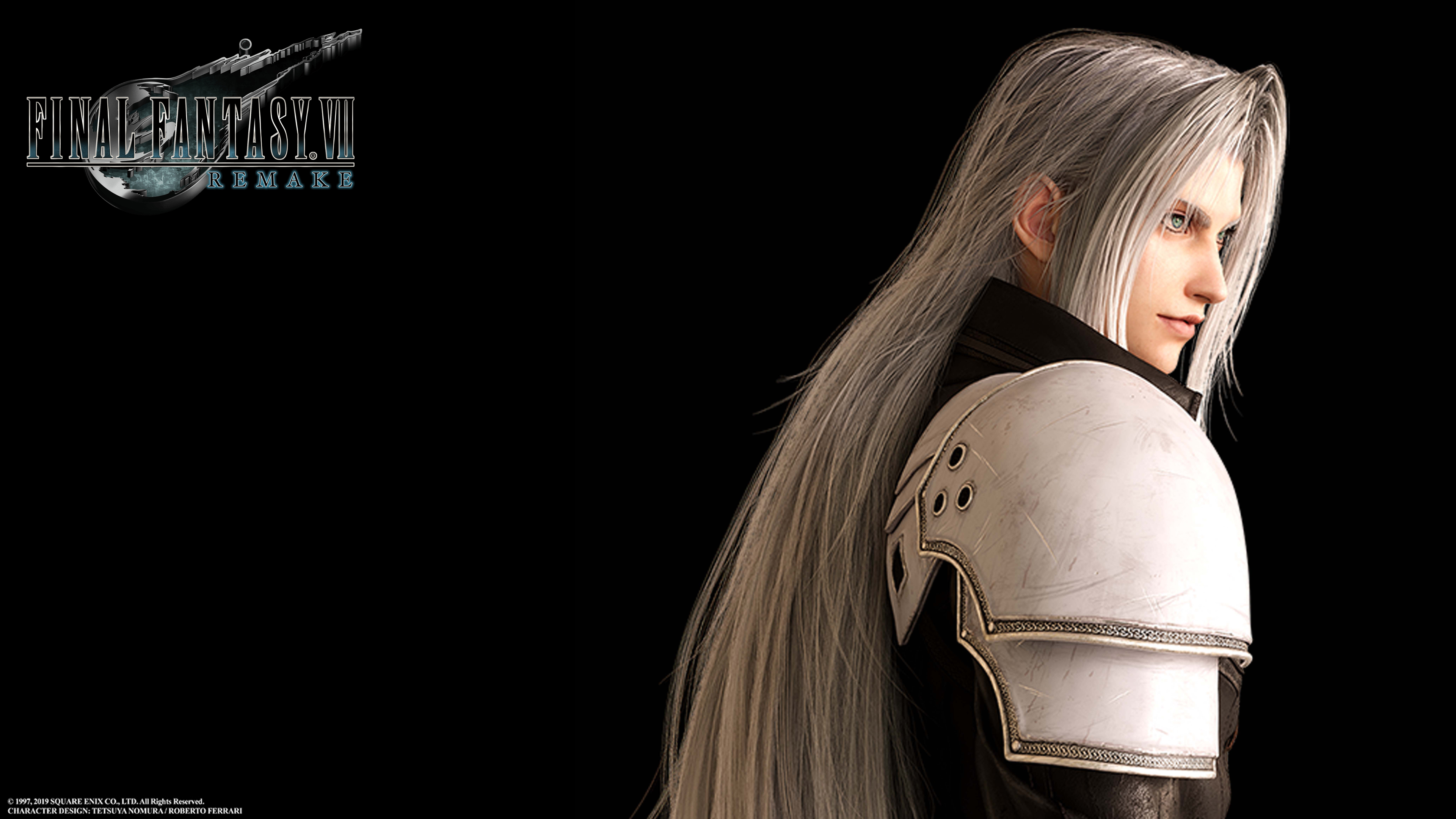 Final Fantasy Vii Remake Sephiroth Wallpaper Cat With Monocle