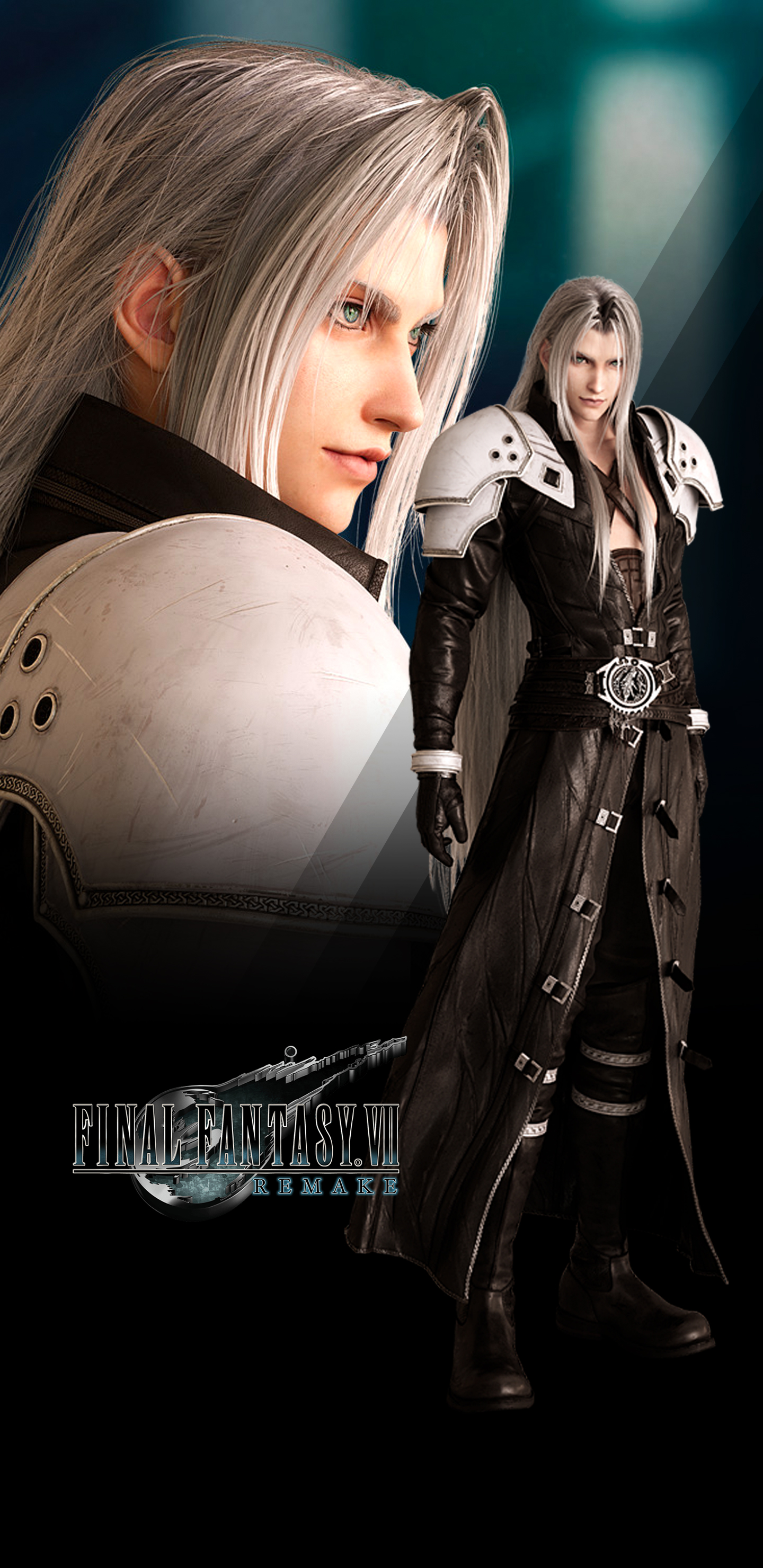 Final Fantasy VII Remake Sephiroth Version 2 Wallpaper | Cat with Monocle