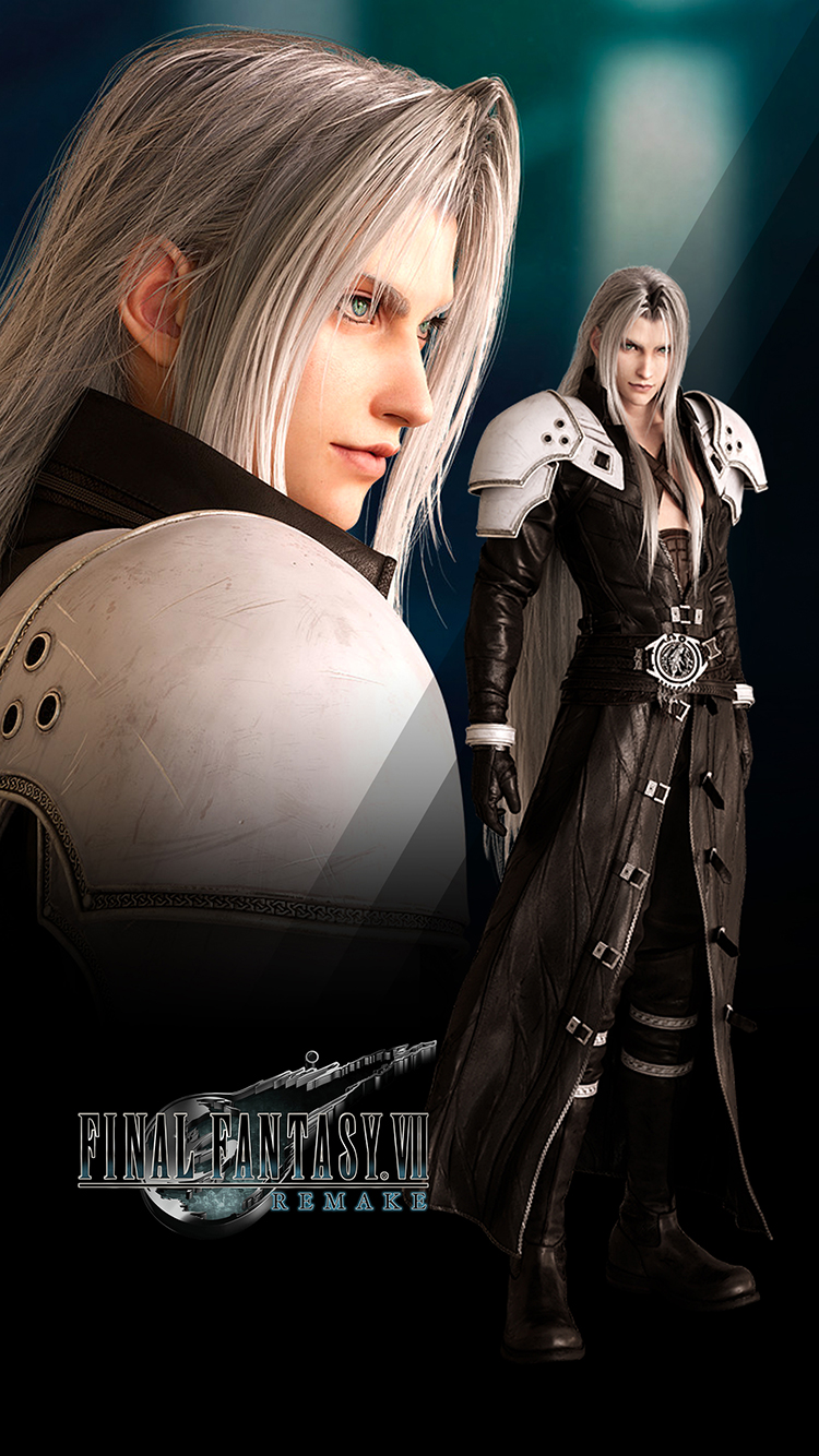 Final Fantasy VII Remake Sephiroth Version 2 Wallpaper - Cat with Monocle