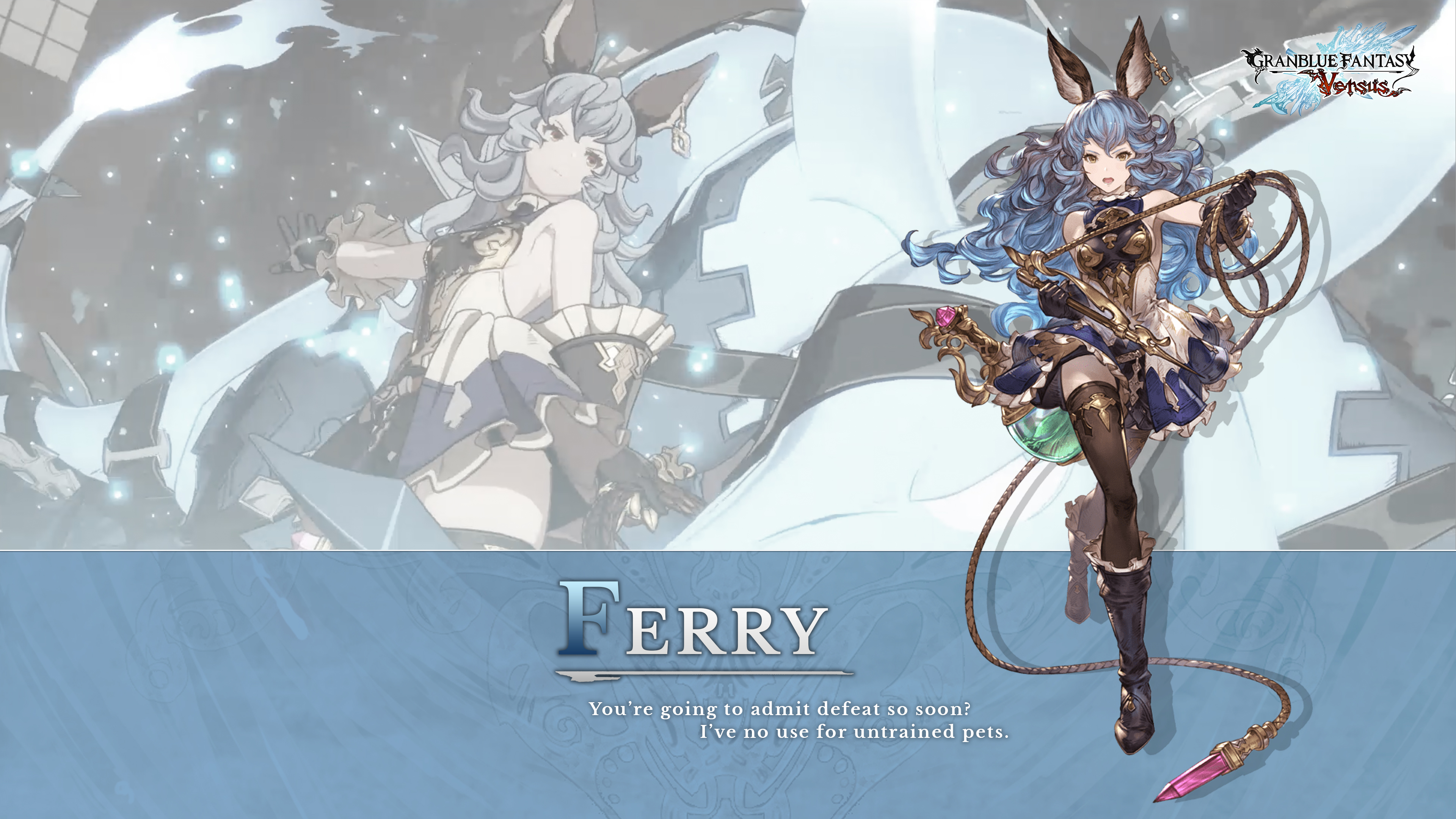 Granblue Fantasy Versus Ferry Wallpaper Cat With Monocle