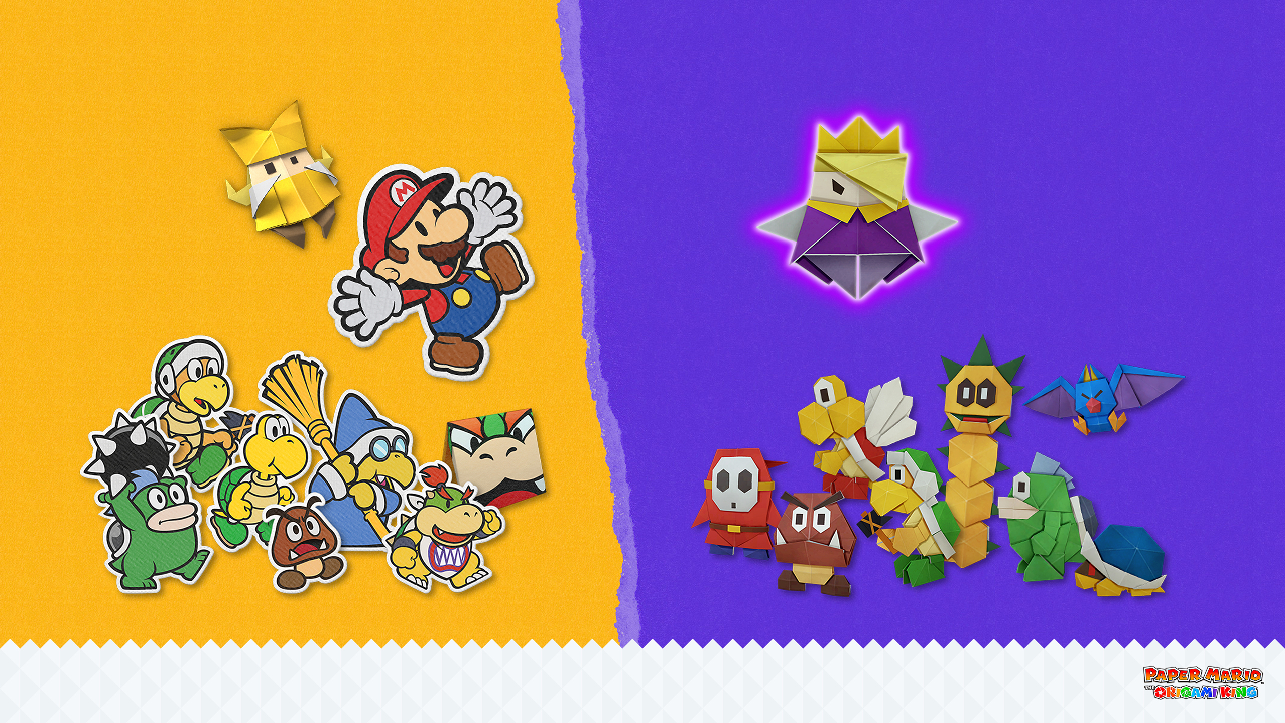 Paper Mario the Origami King Good vs Evil Wallpaper - Cat with Monocle