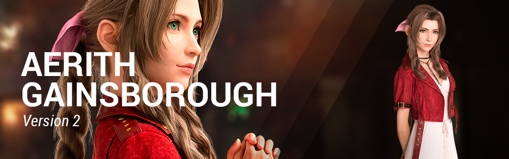 Aerith Version 2 Wallpaper