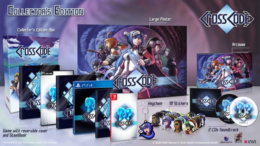 CrossCode Console Release This Year (Finally) - Cat with Monocle