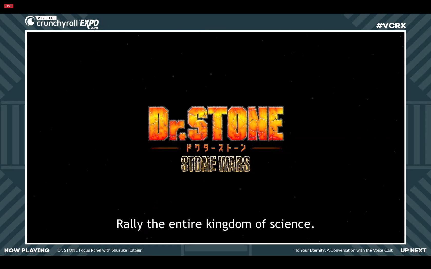 Crunchyroll Expo 2020 - Dr. Stone Panel