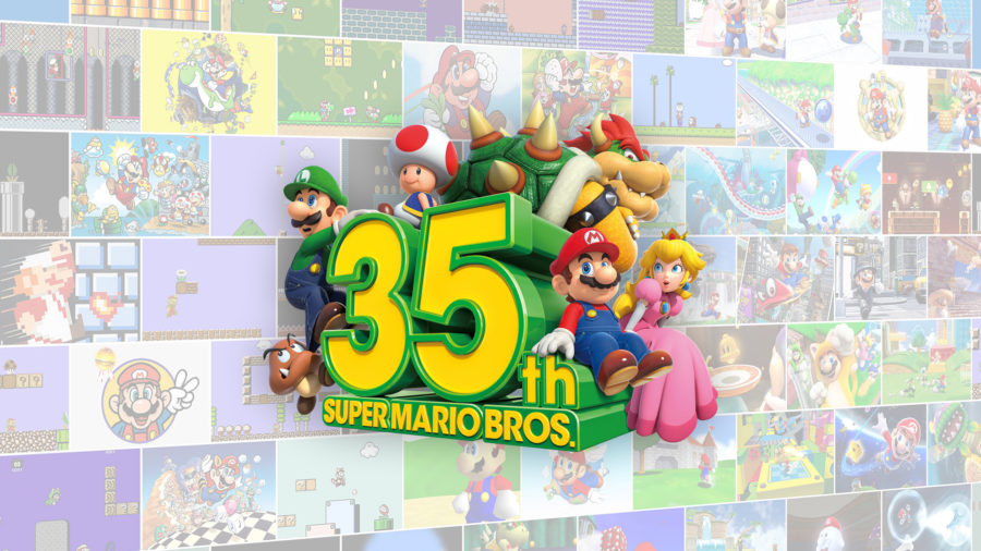 Super Mario Bros 35th Anniversary Wallpapers - Cat with Monocle