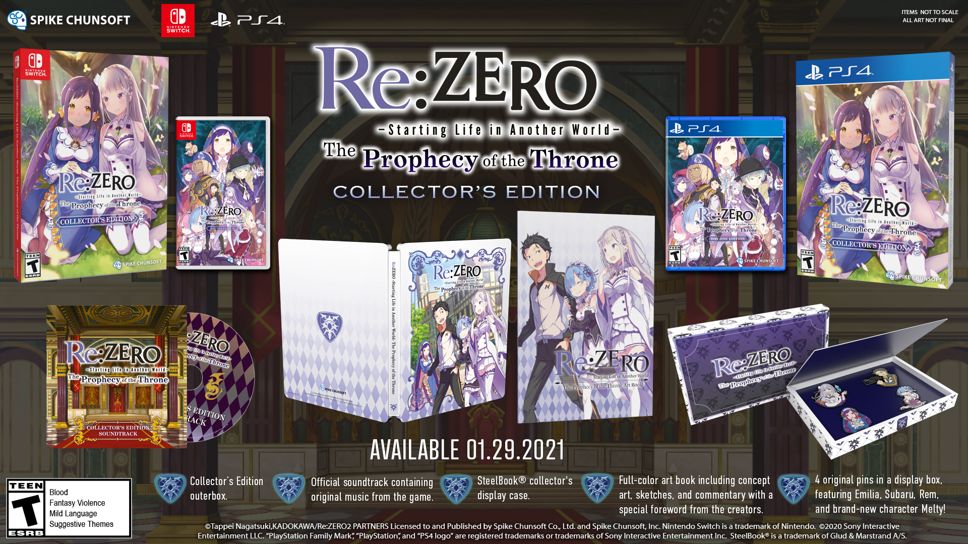 Re:Zero - Starting Life in Another World: The Prophecy of the Throne - Collector's Edition