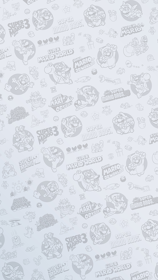 Download A Pattern With A Mario And Star Pattern Wallpaper