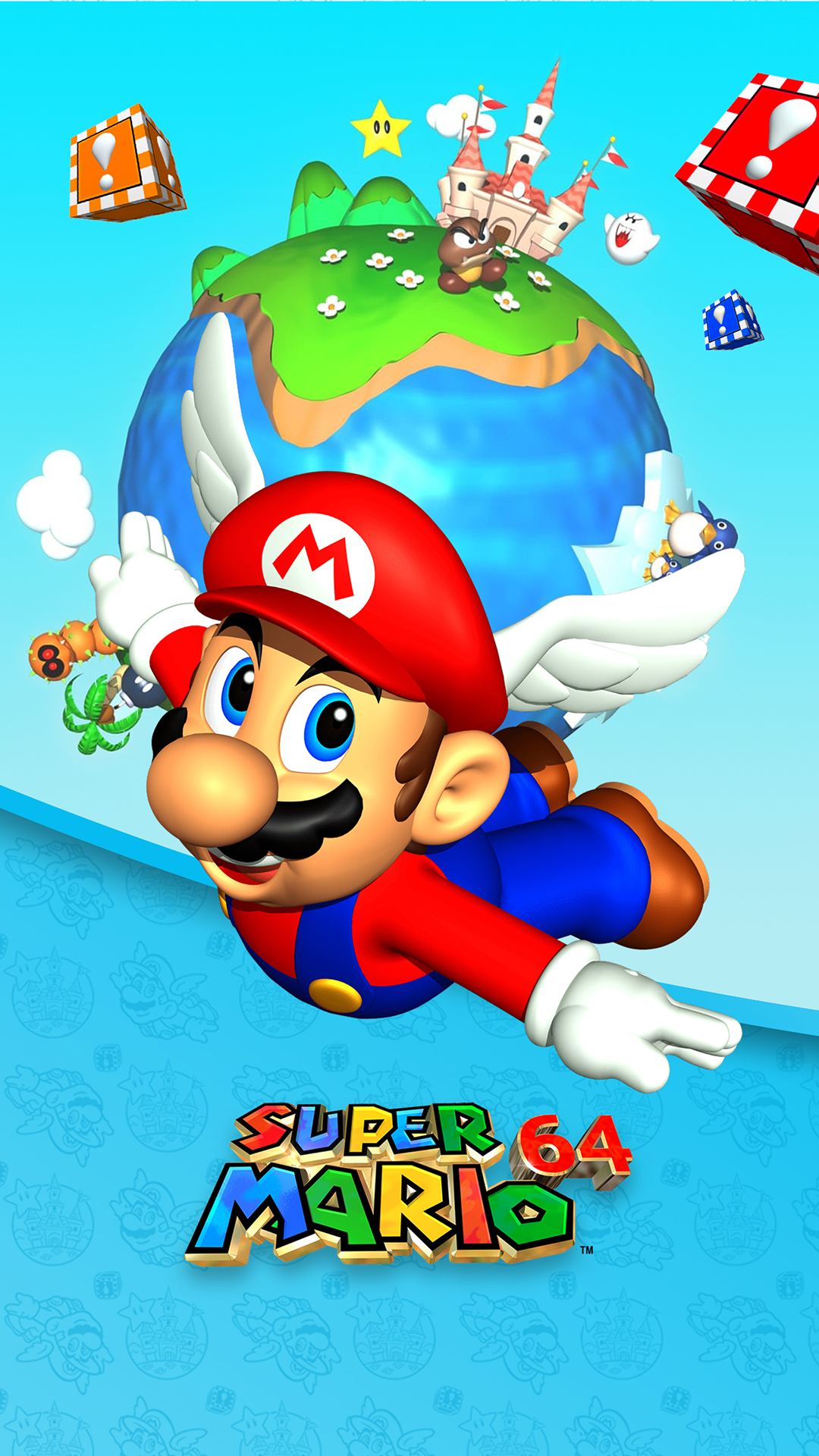 Super Mario 3D All-Stars - Super Mario 64 Wallpaper - Cat with Monocle