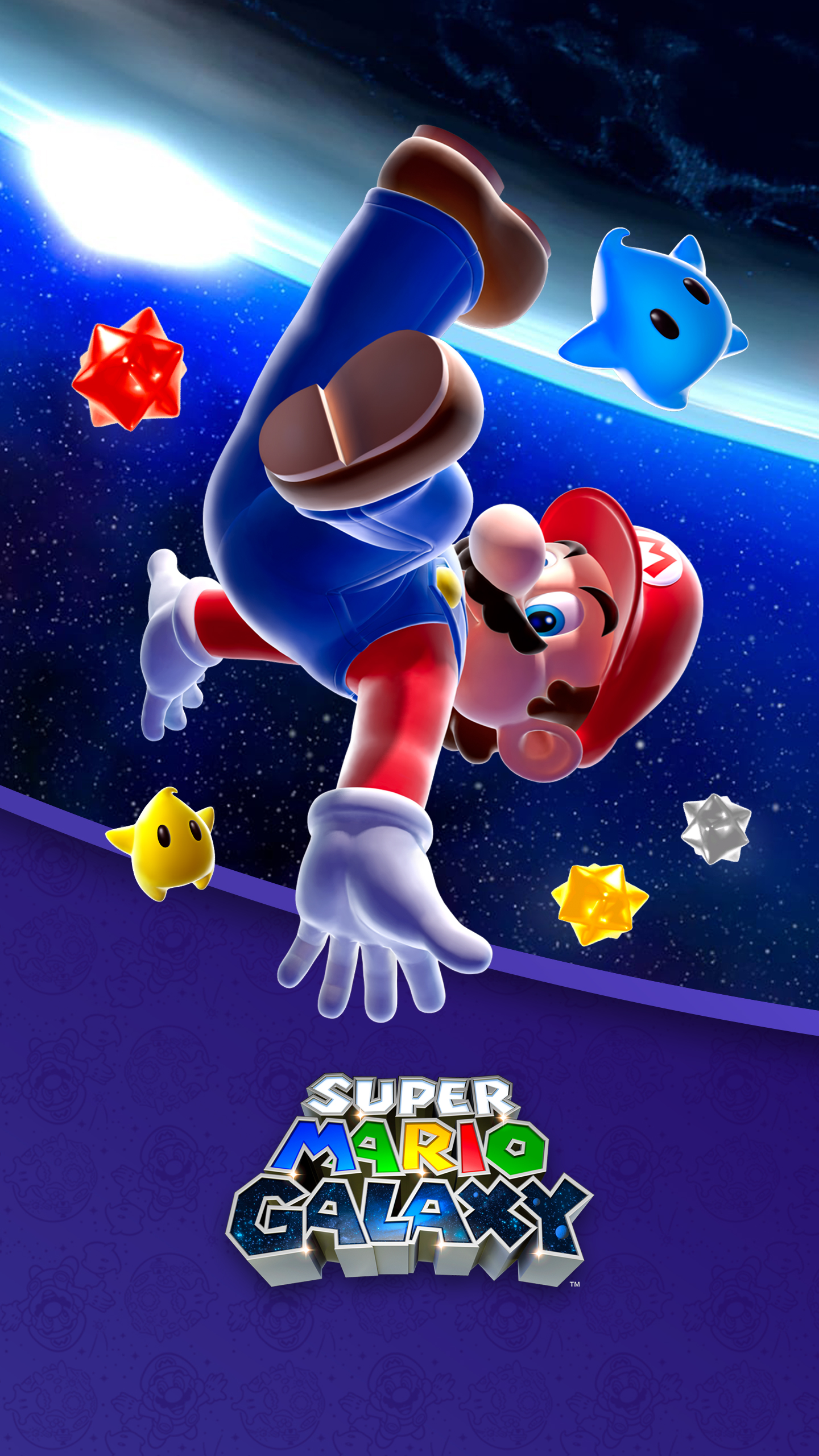 Super Mario 3D All-Stars - Super Mario Galaxy Wallpaper | Cat with Monocle