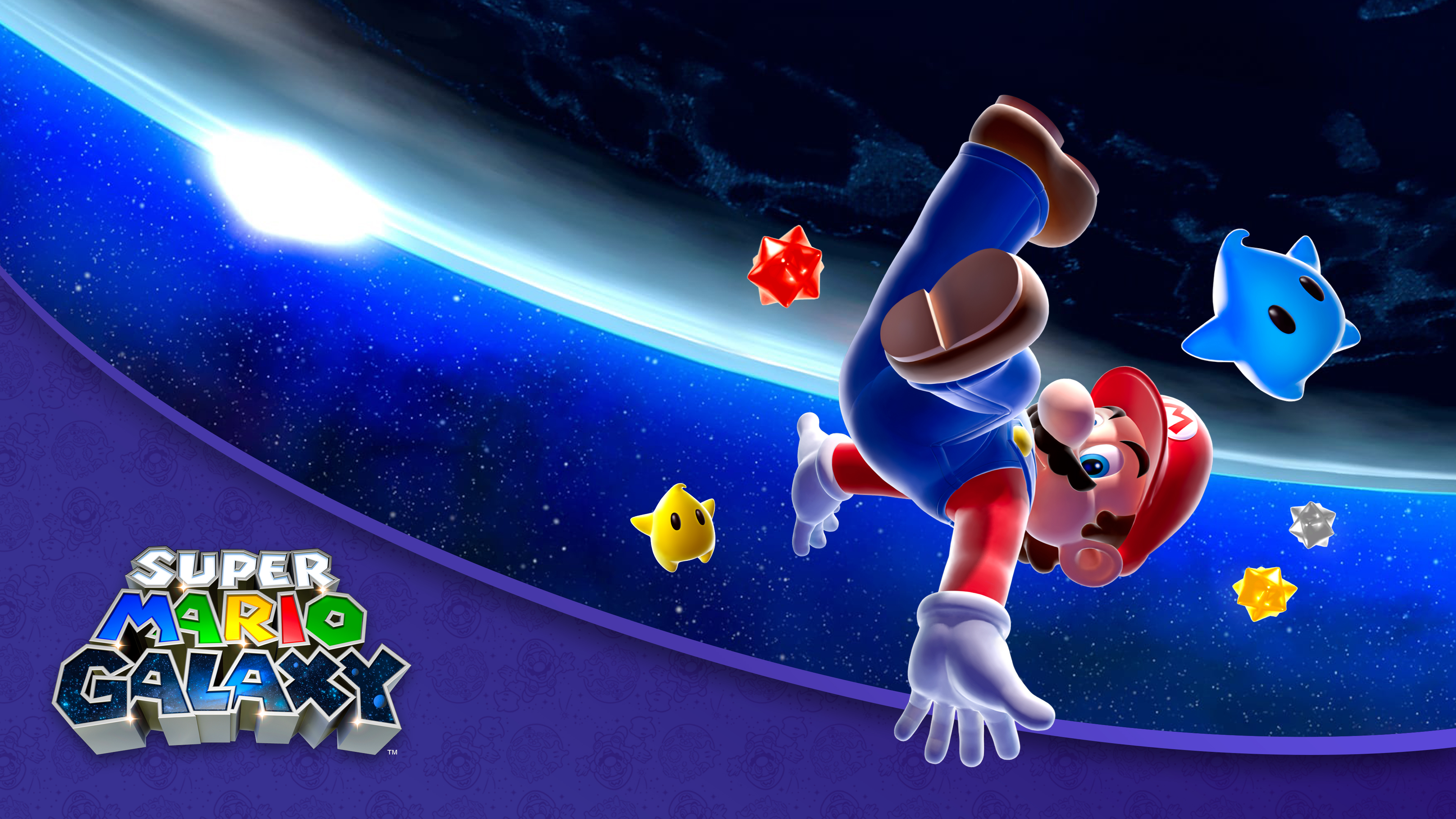 Super Mario 3D All-Stars - Super Mario Galaxy Wallpaper | Cat with Monocle