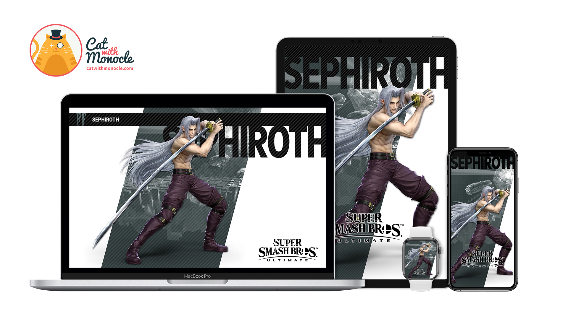 Super Smash Bros Ultimate Sephiroth Costume 8