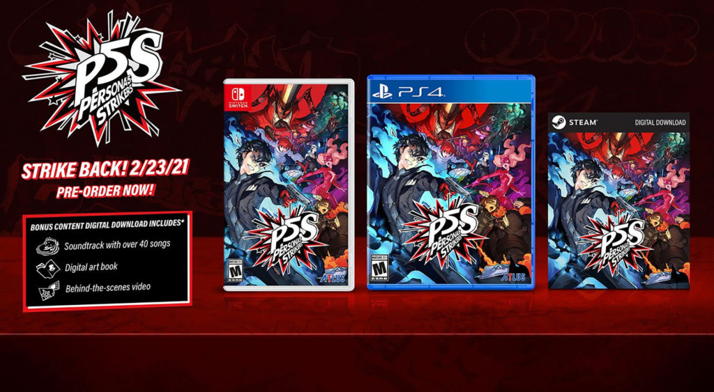 persona 5 strikers pre order bonus