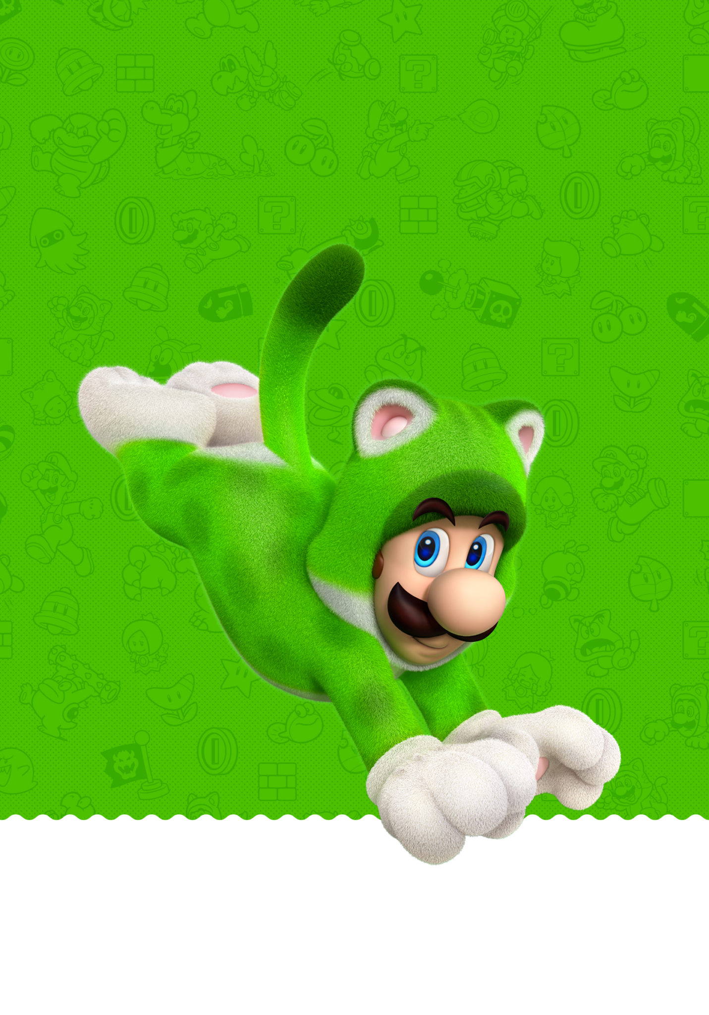 sm3dw-character-cat-luigi-1668x2388 | Cat with Monocle