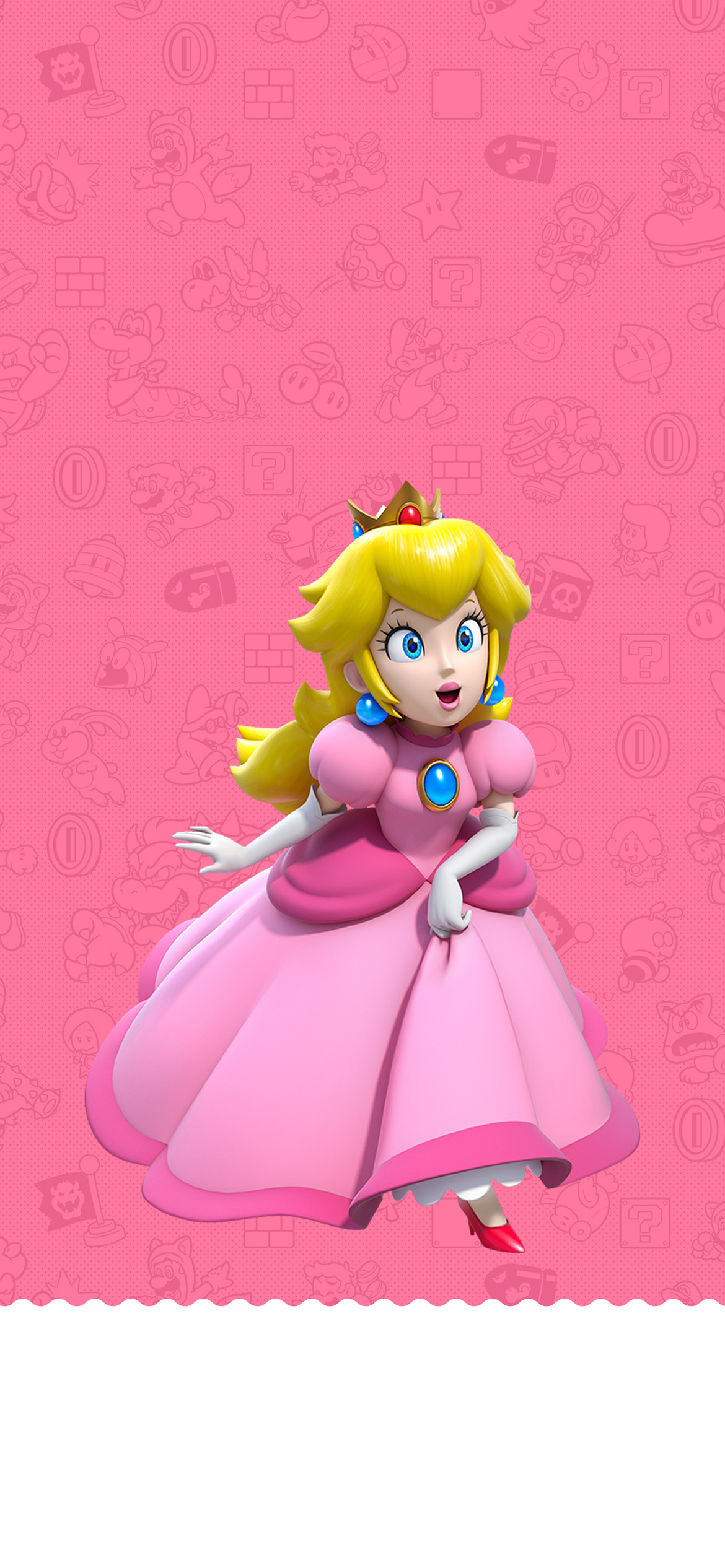 Super Mario 3D World - Peach Wallpaper - Cat with Monocle