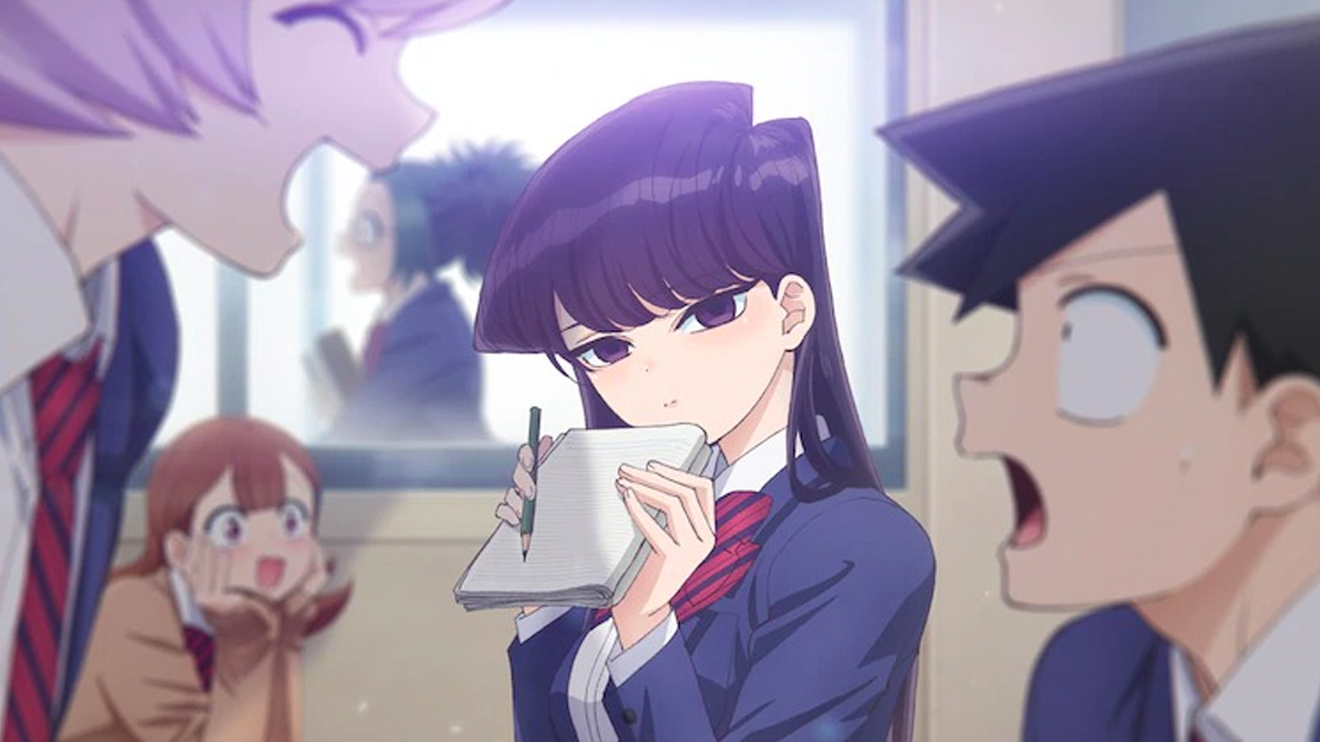 Komi Can’t Communicate Anime Series Announced - Cat with Monocle