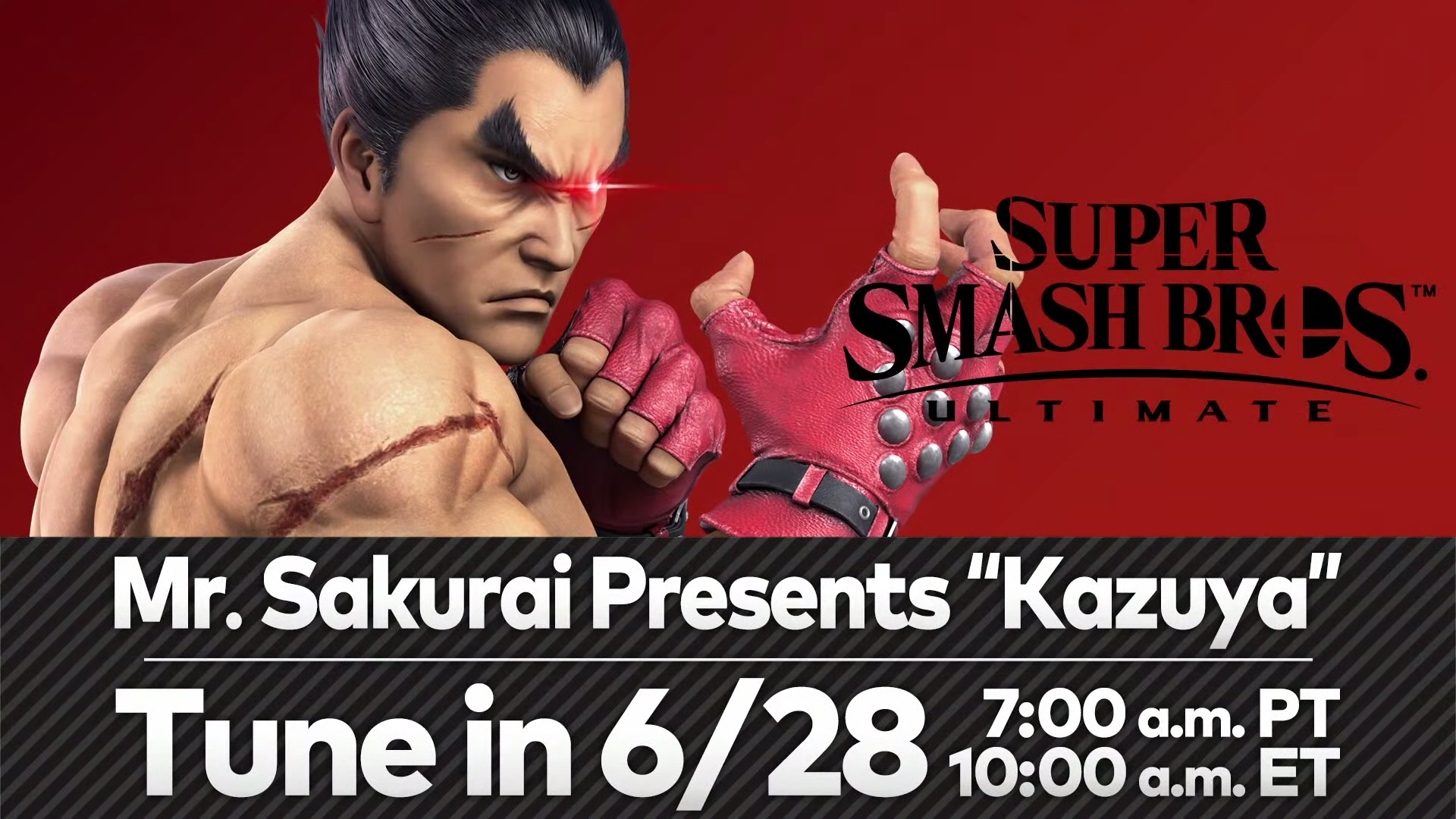 Super Smash Bros Ultimate Kazuya Wallpapers - Cat with Monocle